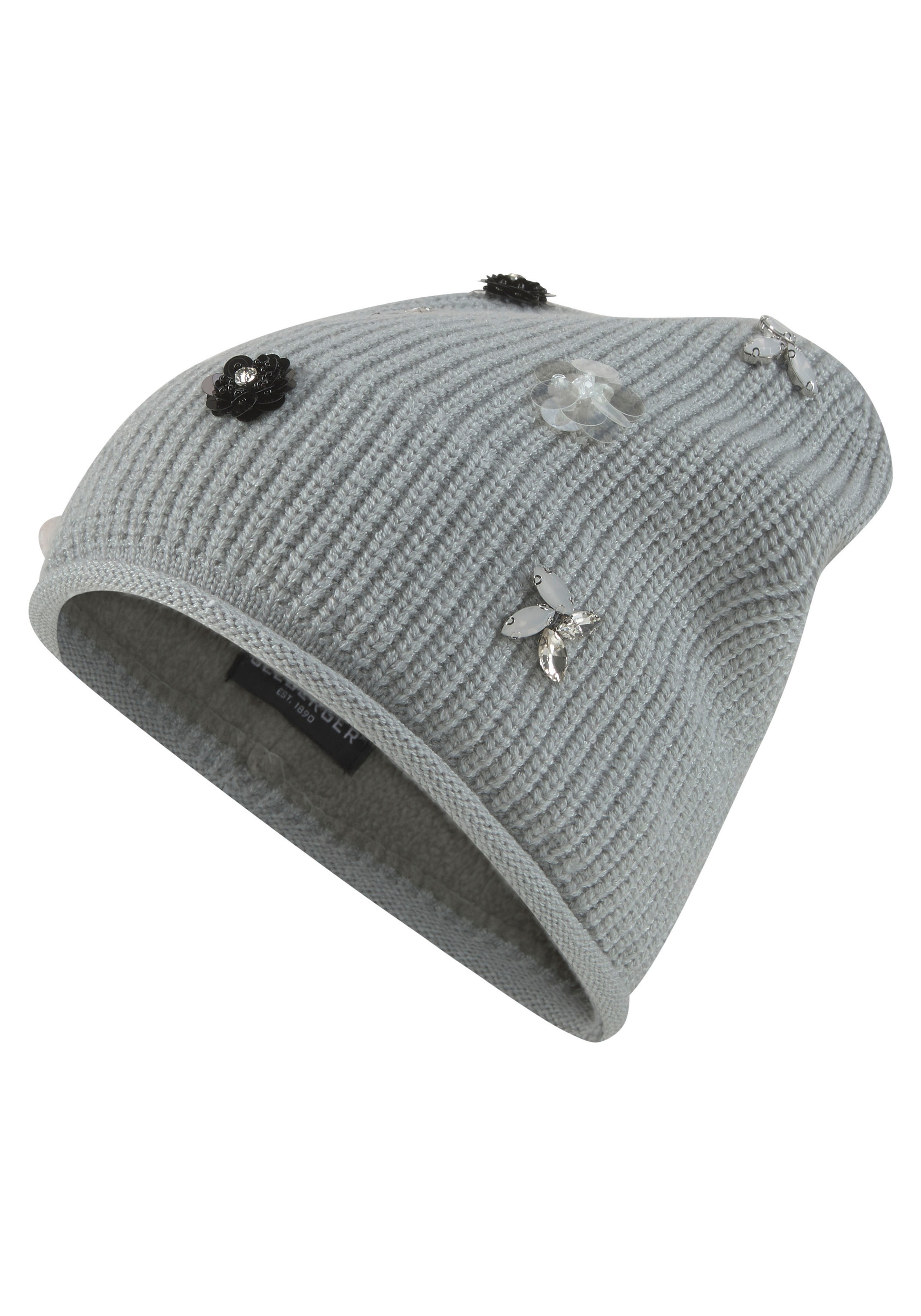 Image of Seeberger Strickmütze, Mit Schmucksteinen und Pailletten verziert bei Ackermann Versand Schweiz