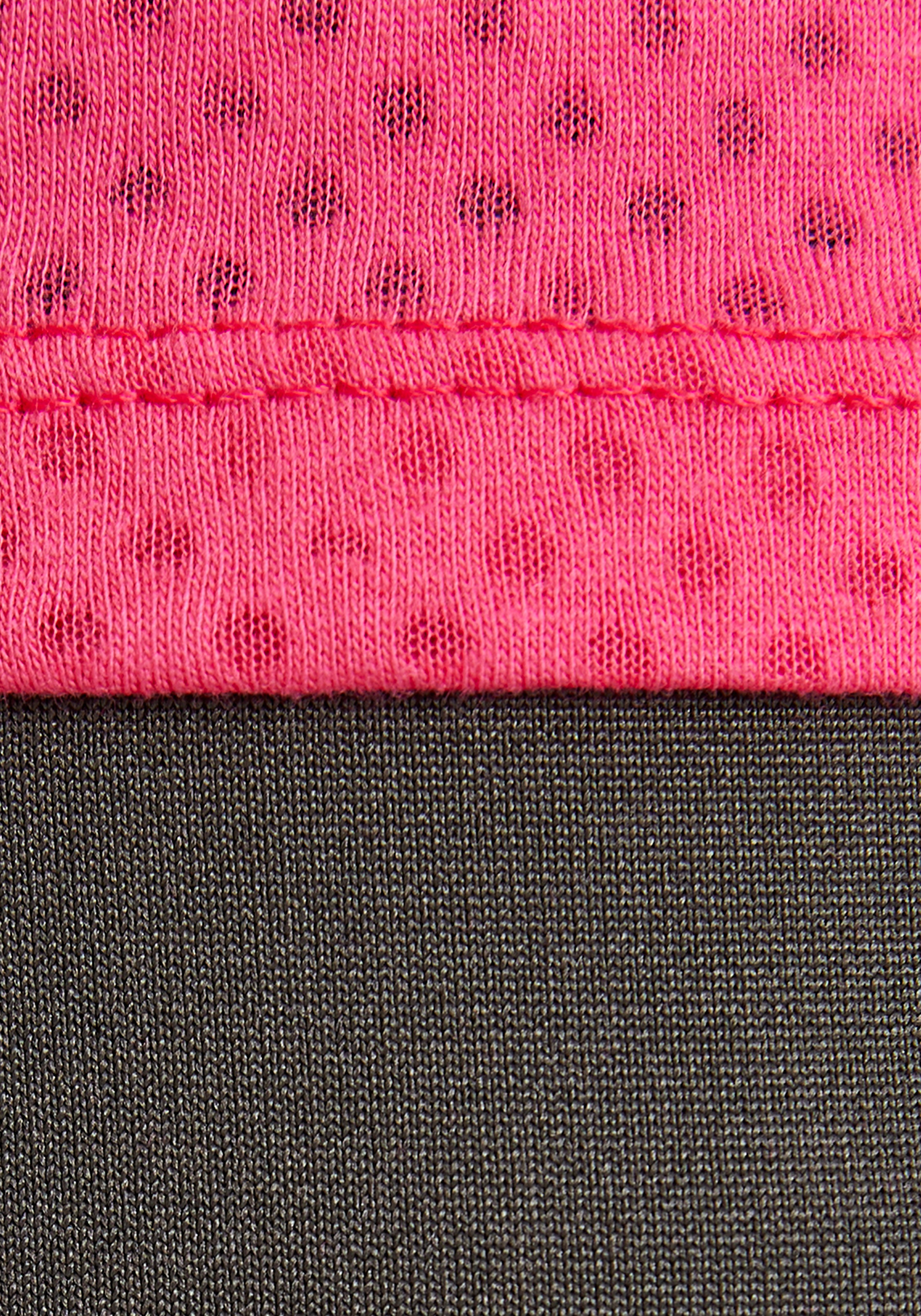 H.I.S T-shirt d'entraînement »2-tlg. Shirt & Top« Spar-Set, 2 cuis Kurzarm,  bequeme Passform,  sportlich,  atmungsaktives Material