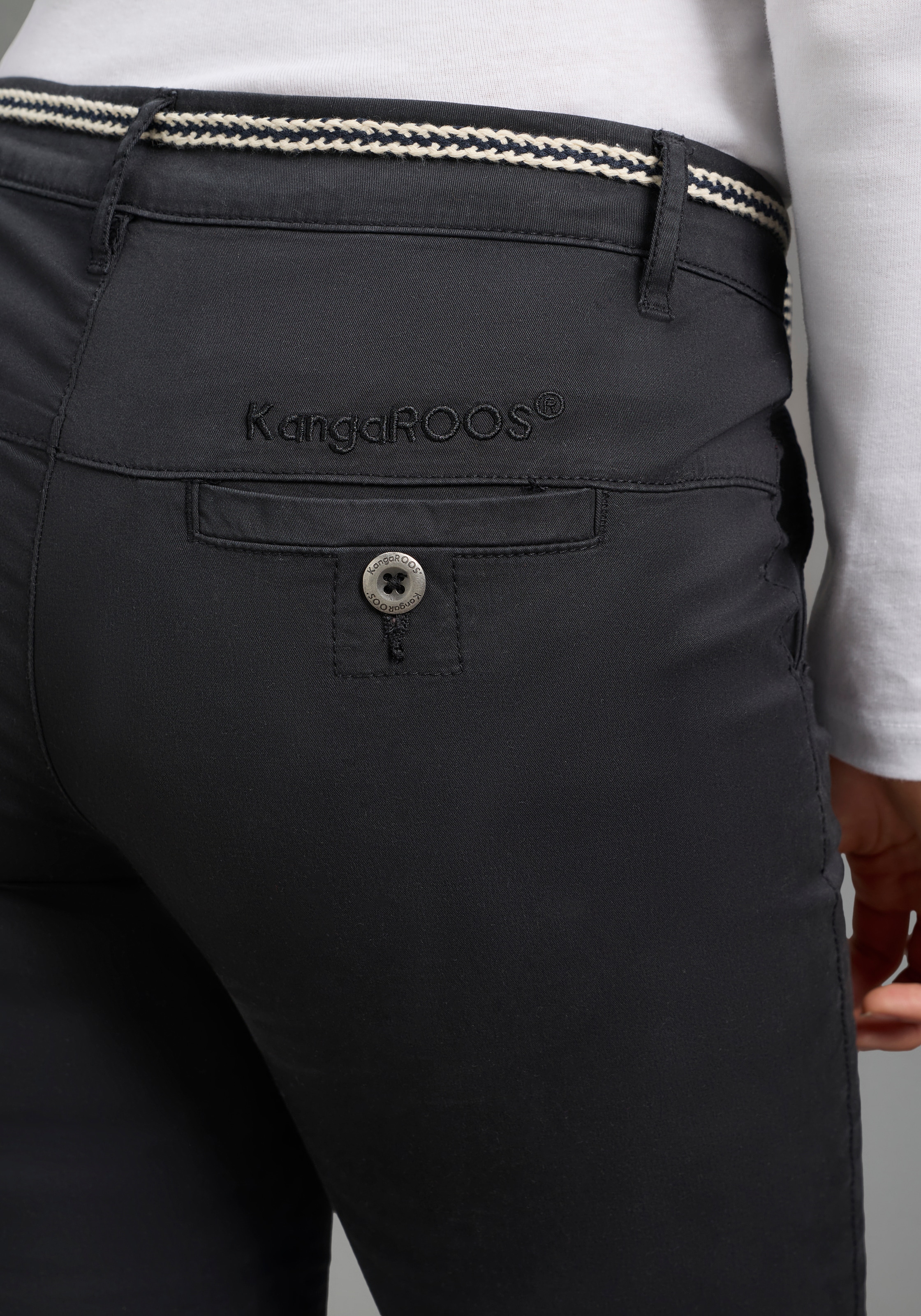KangaROOS Chinos  forme étroite, à nouer avec cordon