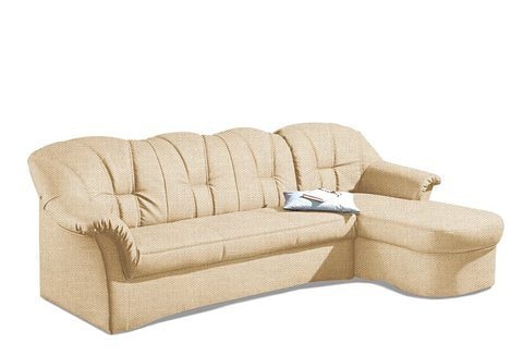 DOMO collection Ecksofa Papenburg L-Form, in grosser Farbvielfalt, wahlweise mit Bettfunktion