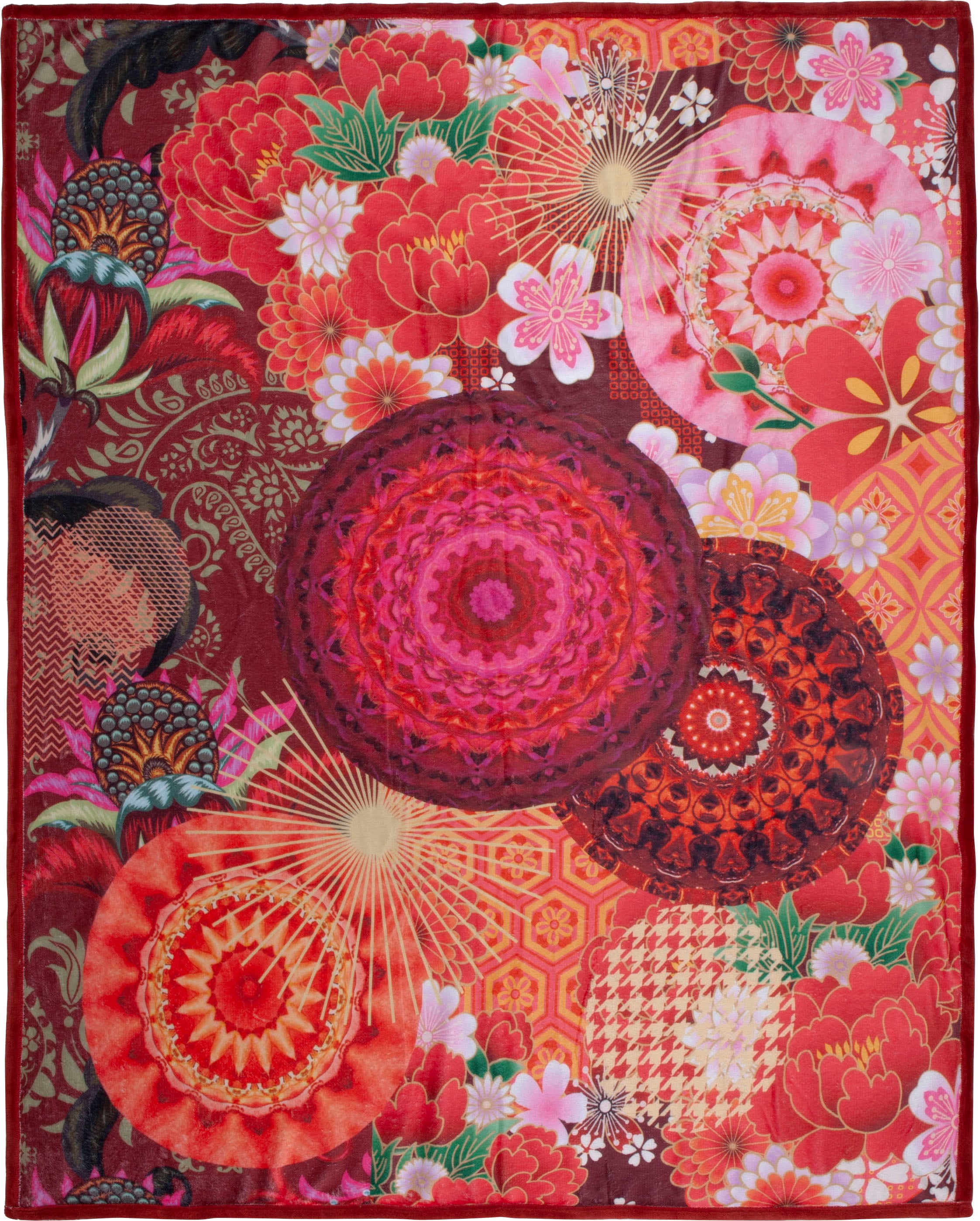 Image of hip Plaid »Yuki«, mit Mandala, Kuscheldecke bei Ackermann Versand Schweiz