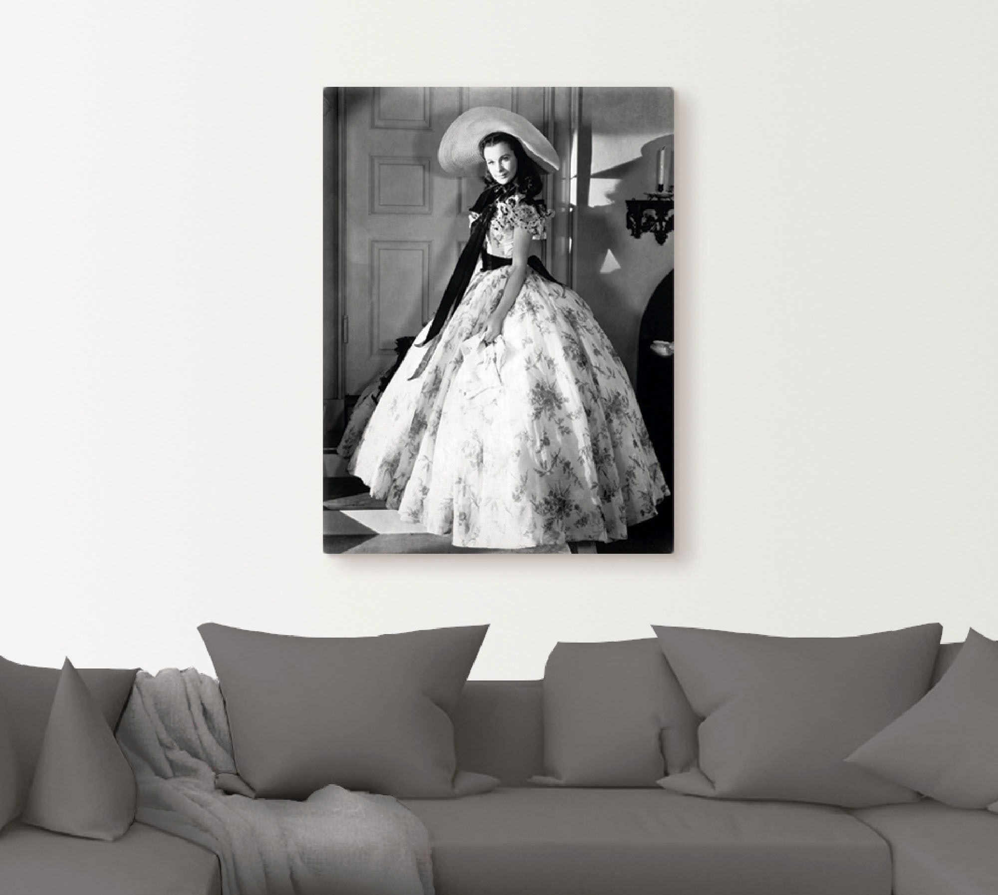 Artland Leinwandbild »Vom Winde verweht II« Film 1 Stk. tlg. auf Holzrahmen gespannt