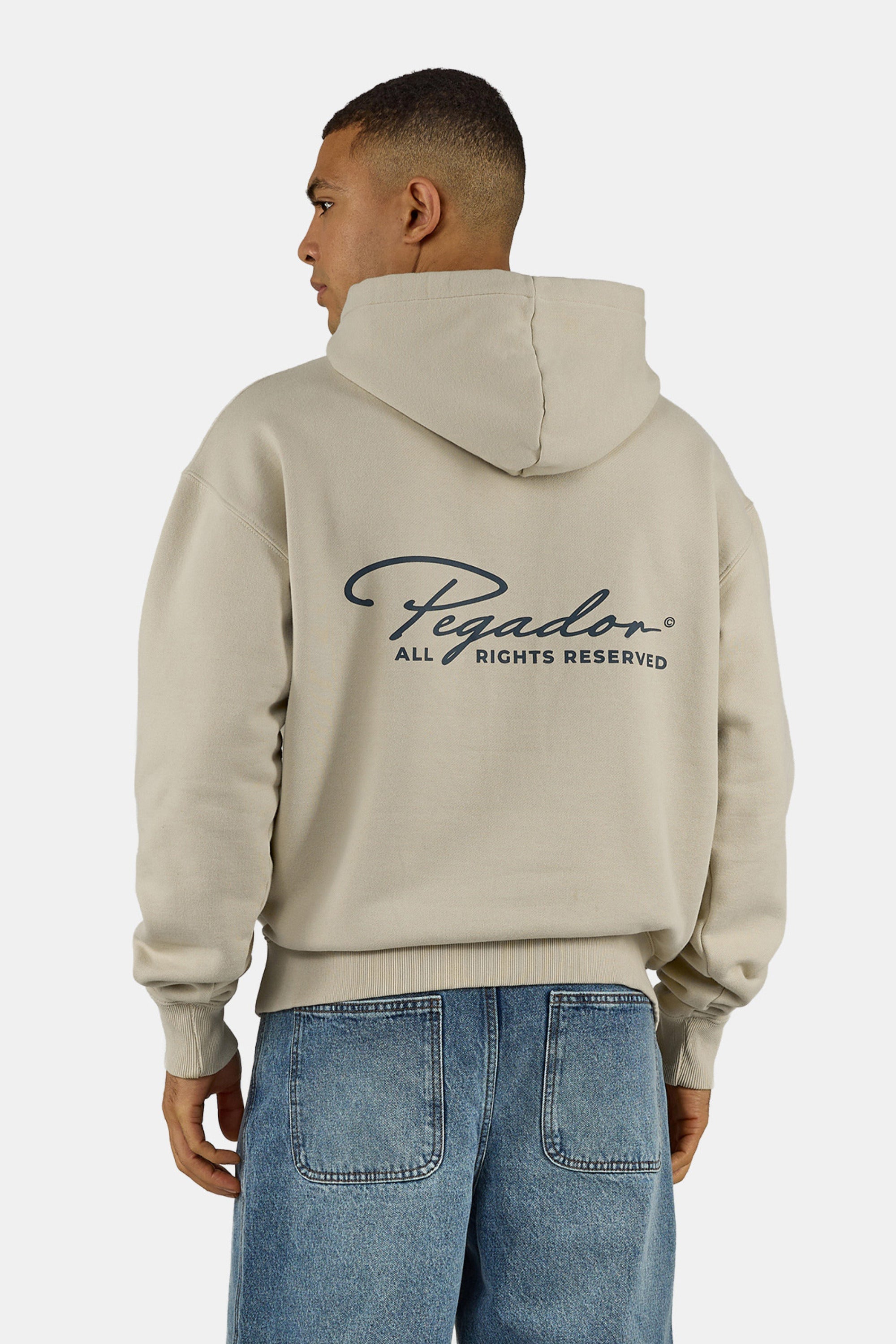 PEGADOR Sweat à capuche »Pike Oversized Hoodie«, mélange de coton, oversize
