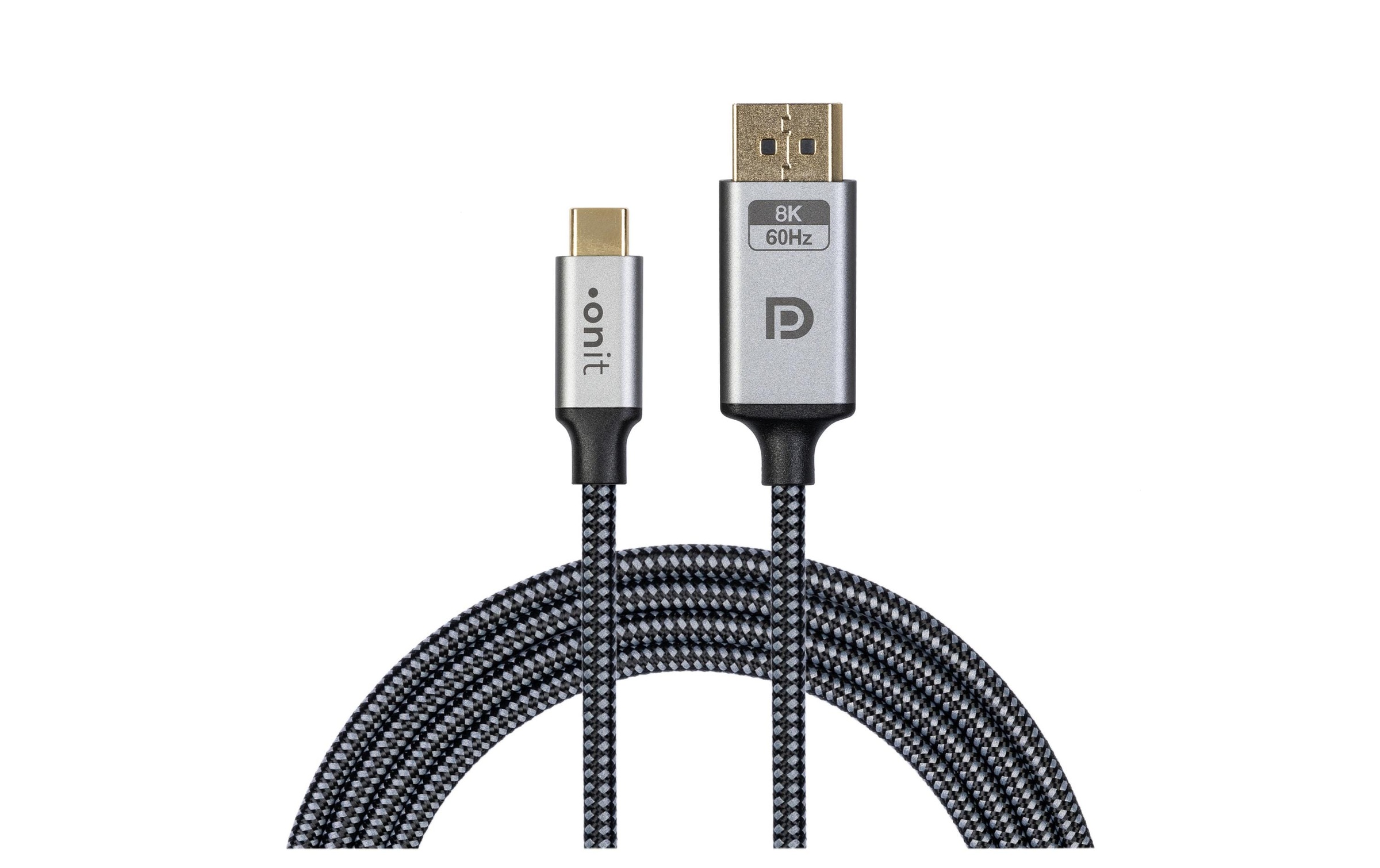 Image of onit USB-Kabel "USB Type-C - DisplayPort, 3 m" 300 cm