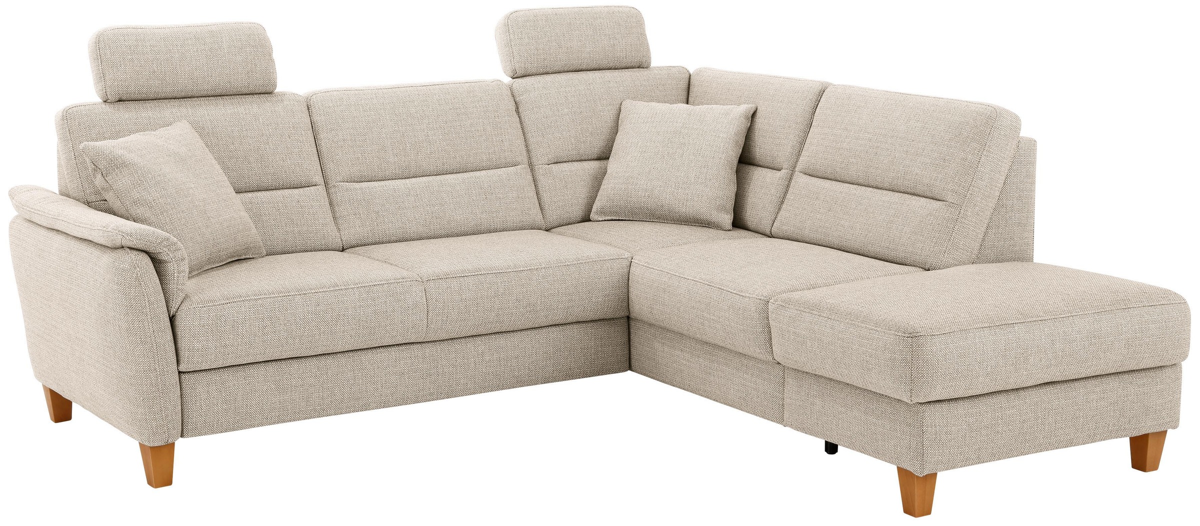 Home affaire Ecksofa »Palmera L-Form«, Federkern, wahlweise mit Bettfunktion und mit/ohne Stauraum