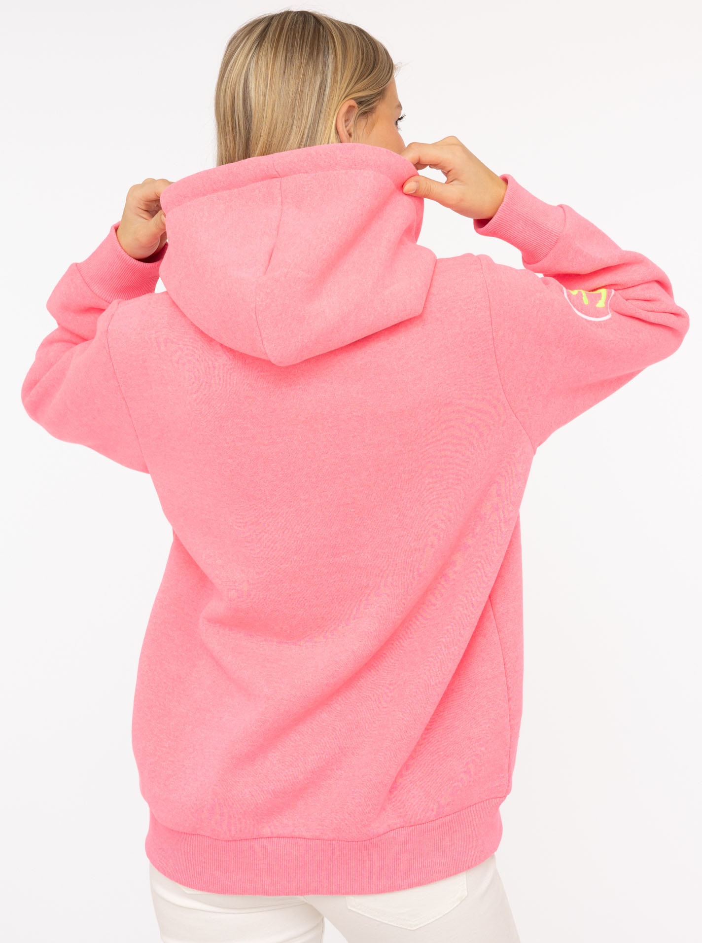 Zwillingsherz Sweatjacke »"Moin Moin"«, Kapuze, Langarm, Reissverschluss, modisch, maritim, Kordelzug