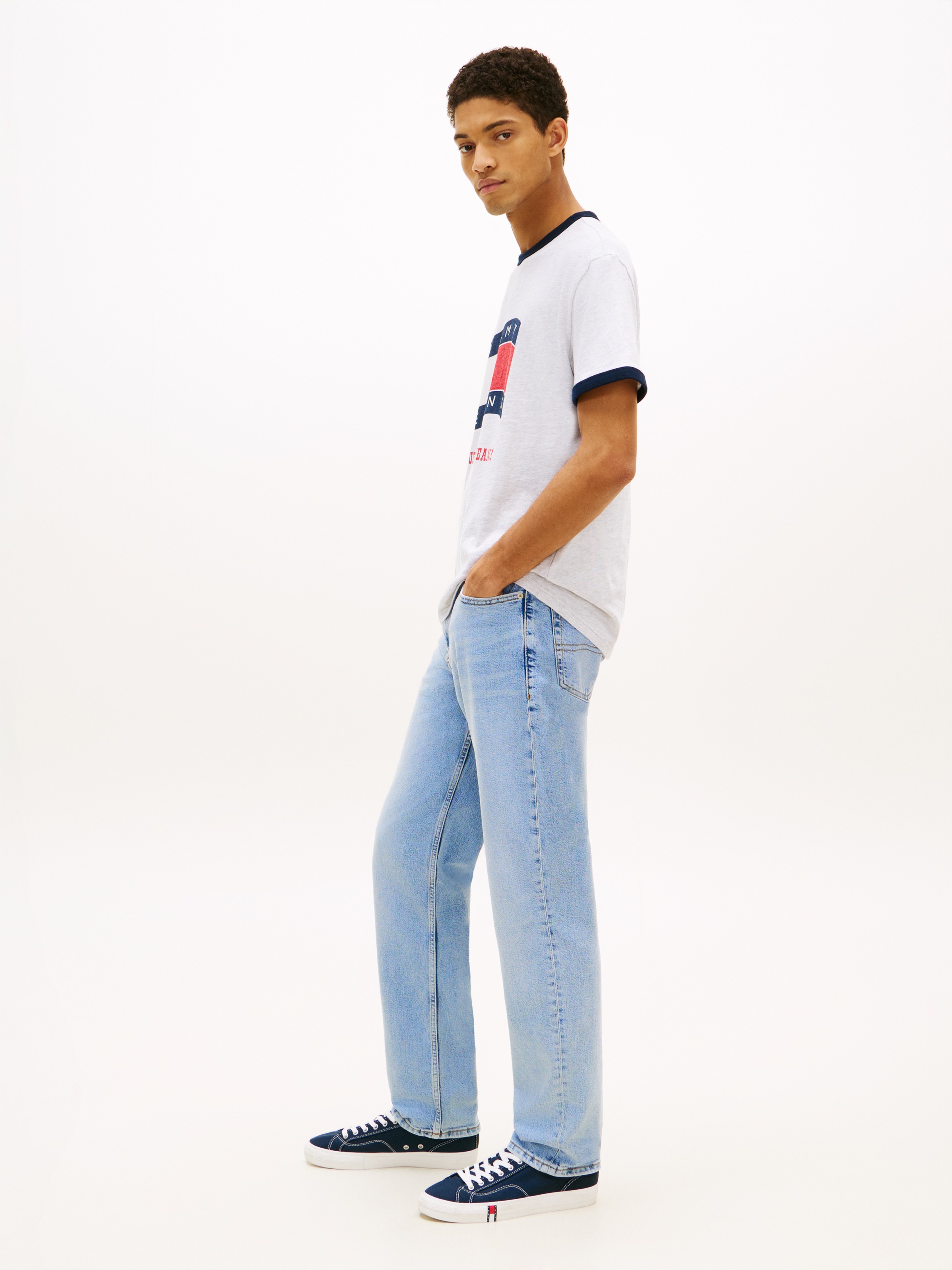 Tommy Jeans Jeans slim »Ryan Regular Slim Straight« Slim‑Straight‑Jeans aus hochwertigem Denim regulärer Leibhöhe