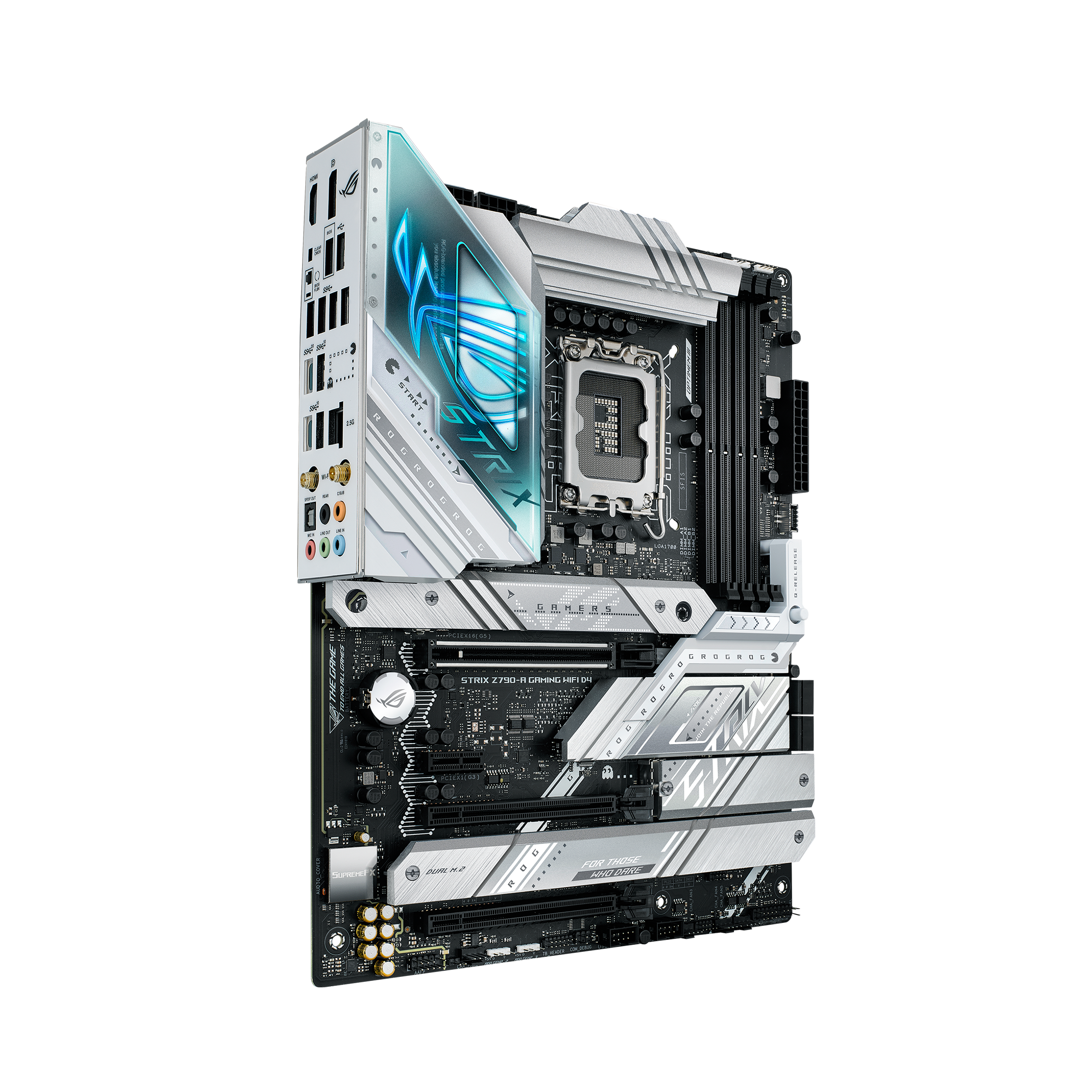 Asus Mainboard »ROG STRIX Z790-A GAMING WIFI D4«, ATX, DDR4 Speicher, 4x M.2, PCIe 5.0, WiFi 6E