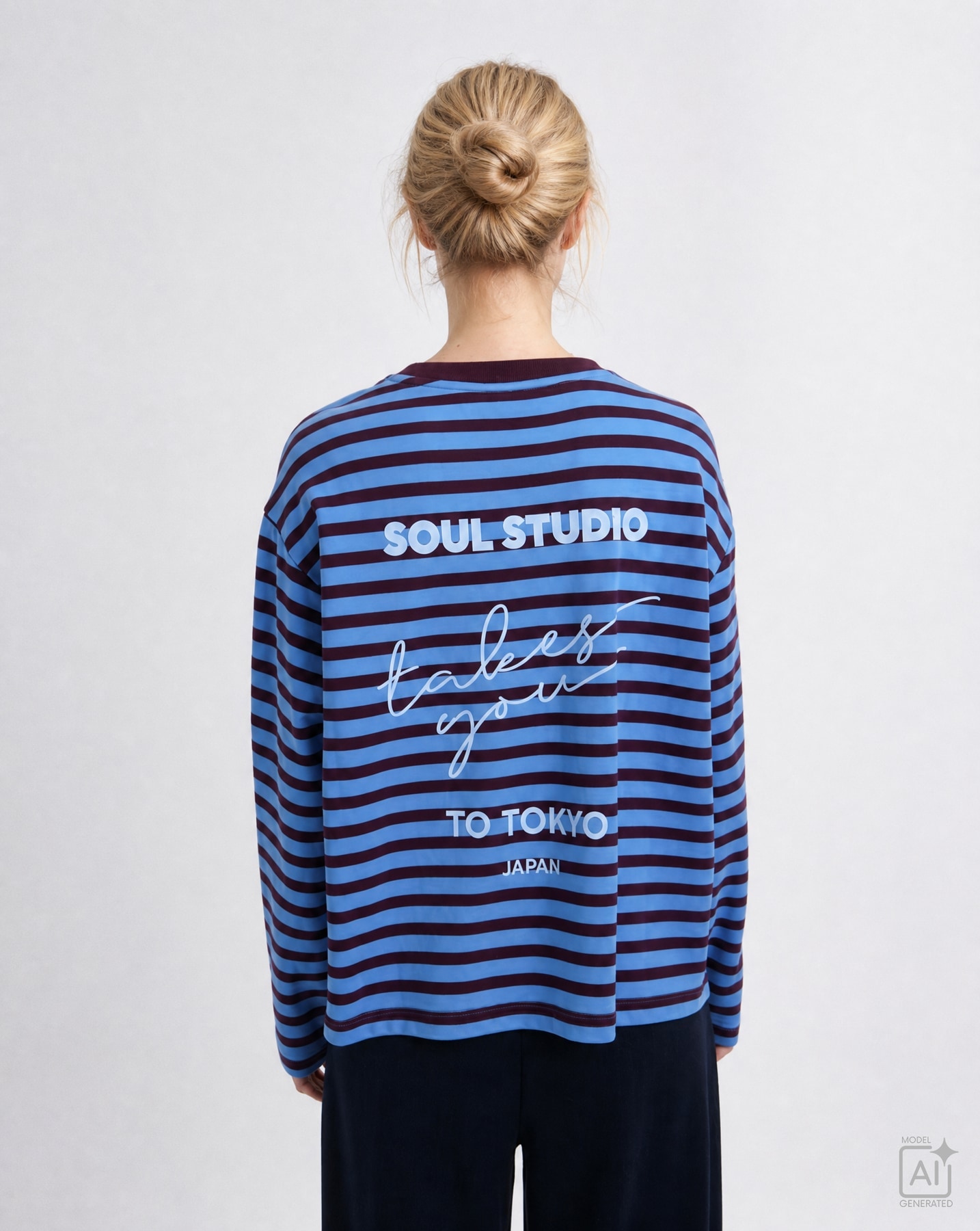 Smith & Soul Sweat-shirt , mit Backprint, Boxy Fit
