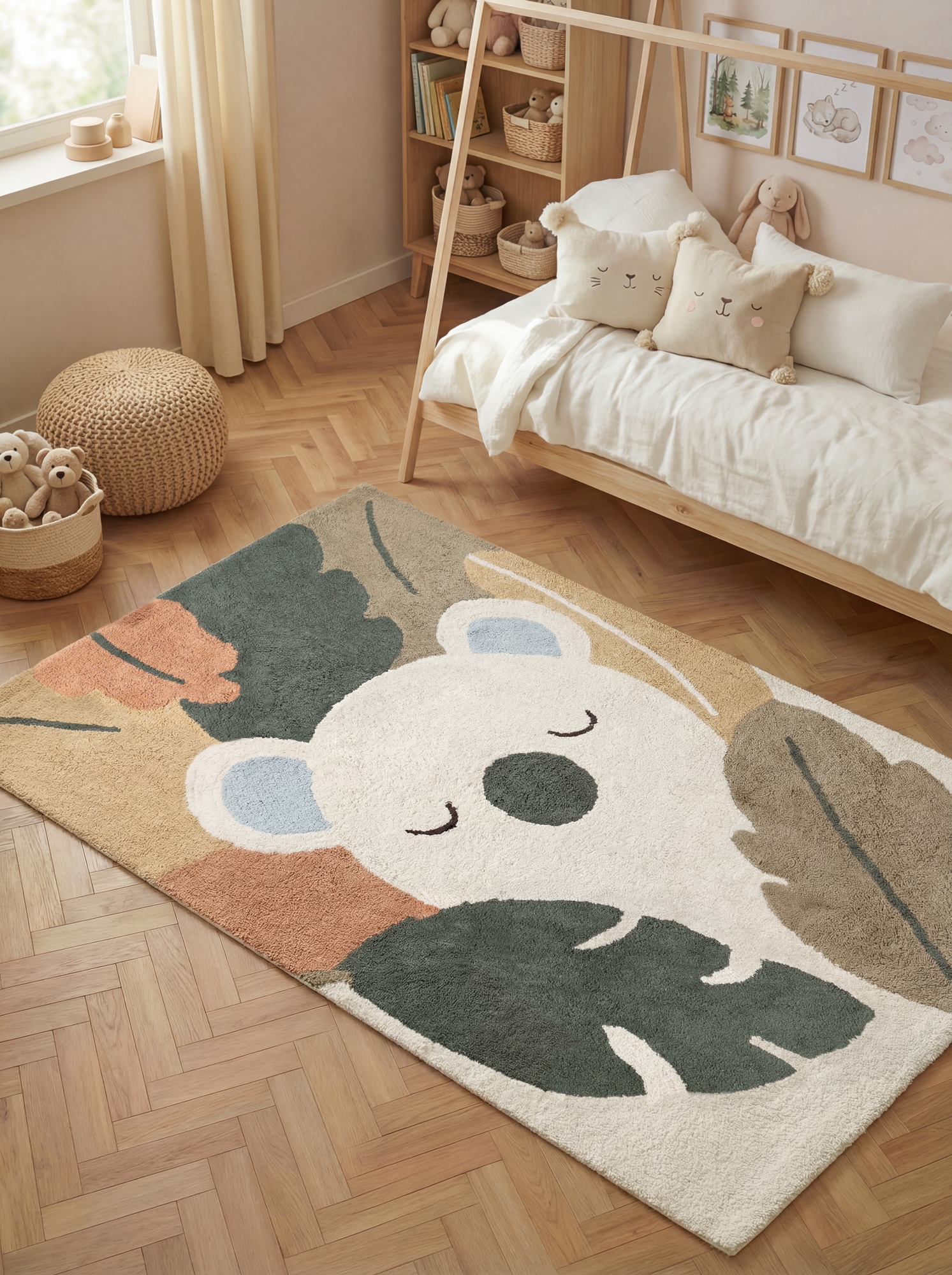 HANSE Home Tapis pour enfants »Rio« Rectangulaire 10 mm Höhe lavable, fait main, doux, antidérapant, tapis de jeu pour chambre d'enfant