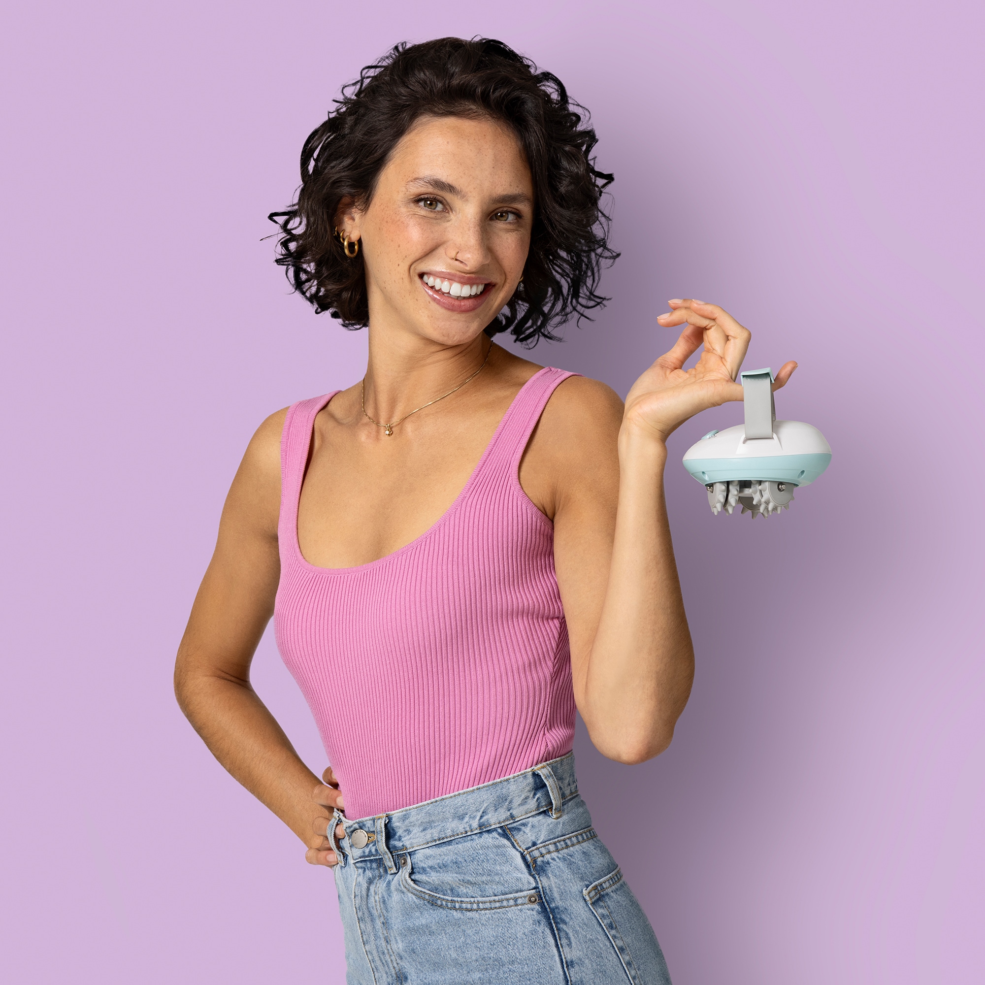 Medisana Massagegerät »AC-80E« Cellulite-Massagegerät, 3 × 2 rotierende Massagerollen, Selbstmassage