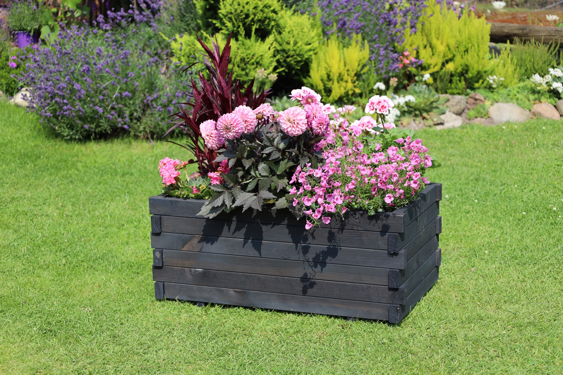 promadino Blumenkasten »Lucca«, BxTxH: 69x39x30 cm