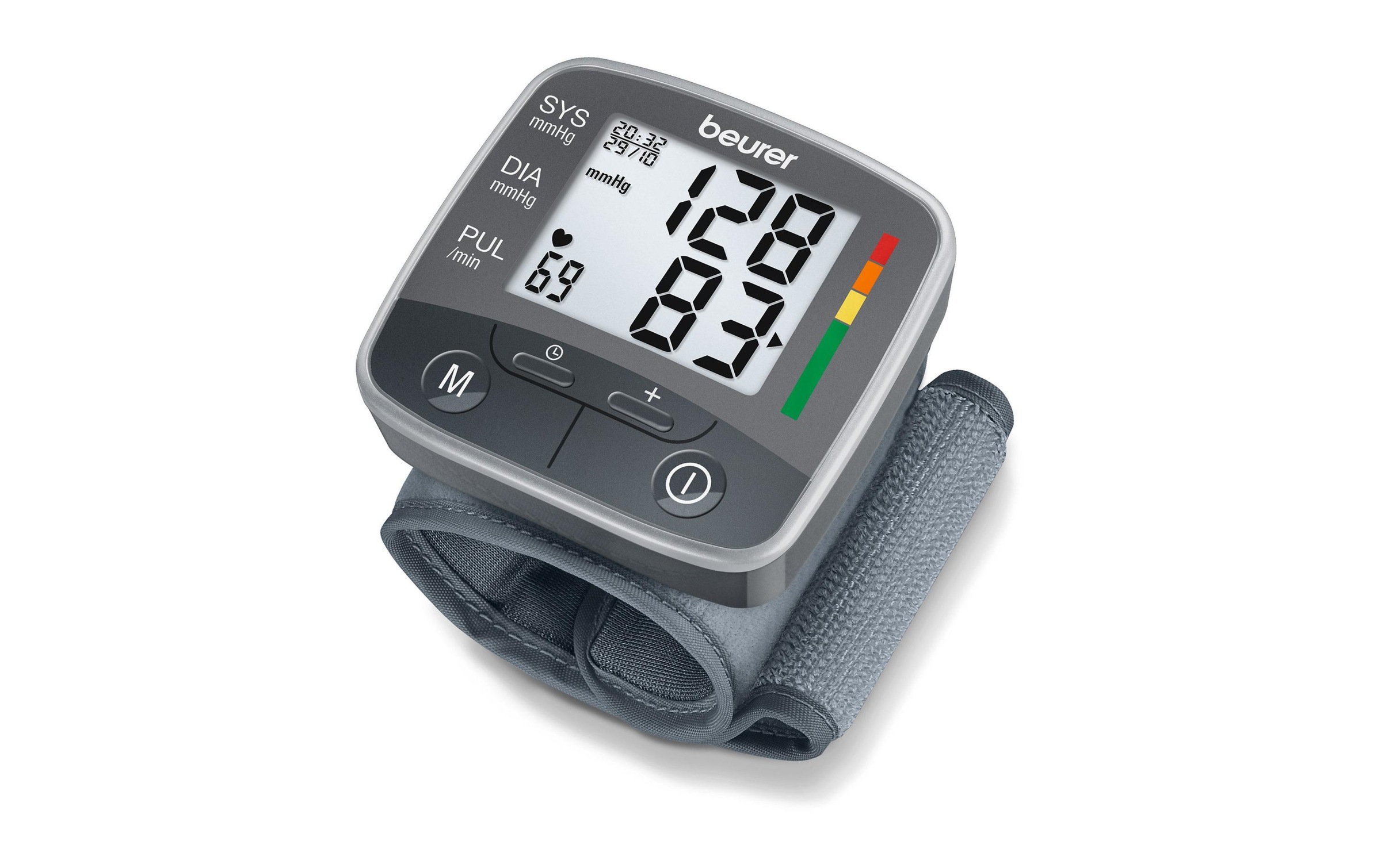 BEURER Handgelenk-Blutdruckmessgerät »BC32«, Abschaltautomatik, Arrhythmie-Erkennung, Datum, Uhrzeit
