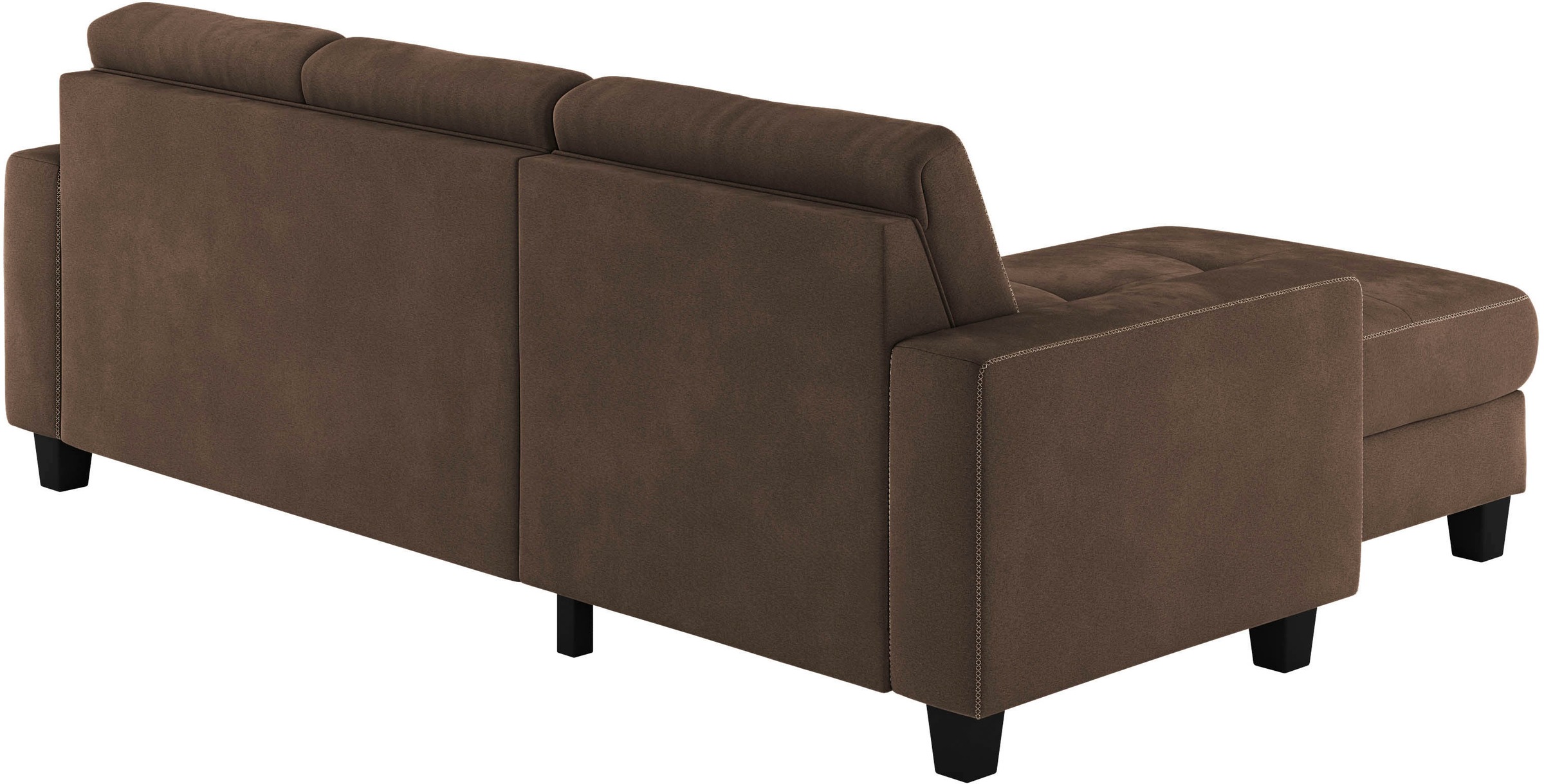 Places of Style Ecksofa »Varese«, wahlweise mit Bettfunktion und Bettkasten