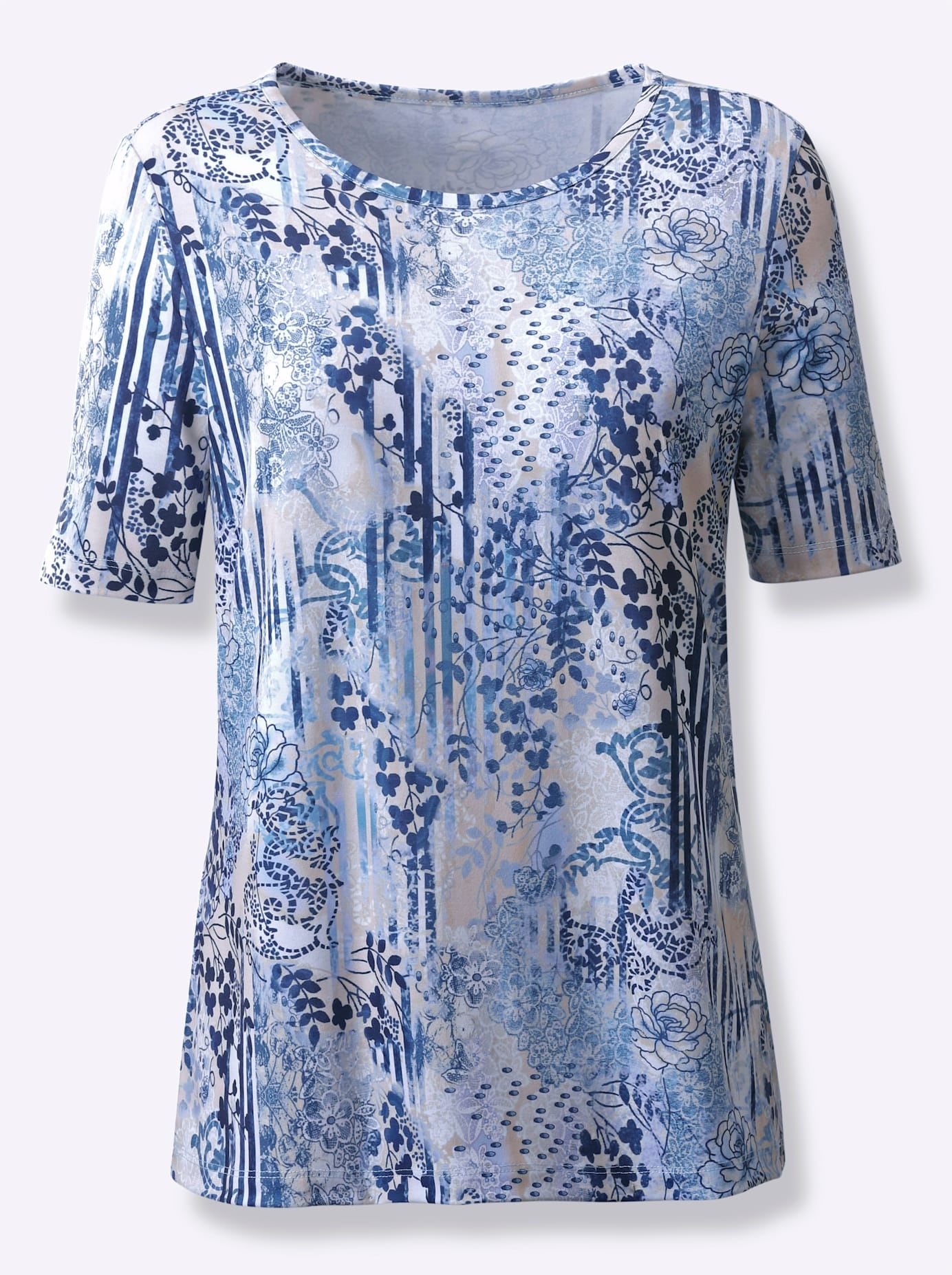 Classic Shirt à col rond »Shirt« 1 cuis