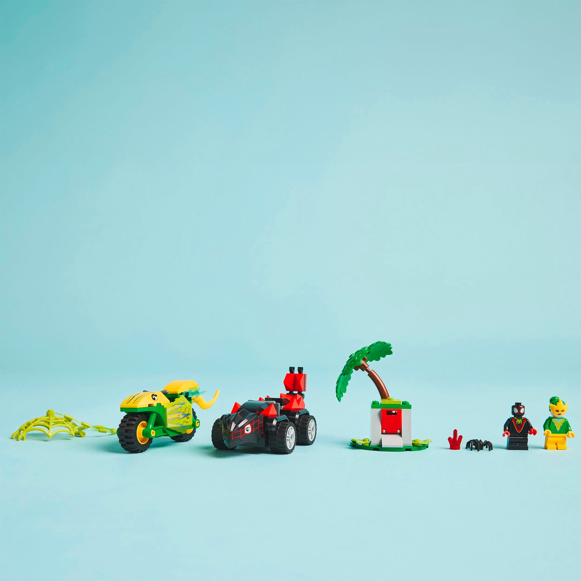 LEGO® Konstruktionsspielsteine »Actionspass mit Spin und Electro in ihren Dino-Flitzern (11198)« LEGO Spidey; Made in Europe
