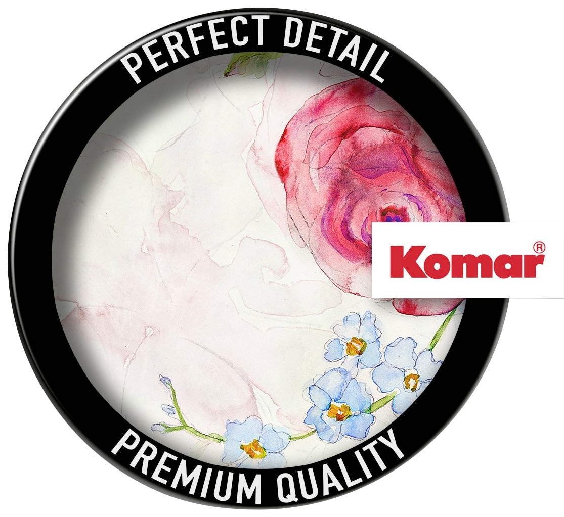 Komar Fototapete »Vlies selbstklebend - Floret - Grösse 125 x 125 cm«, bedruckt, Wohnzimmer, Schlafzimmer