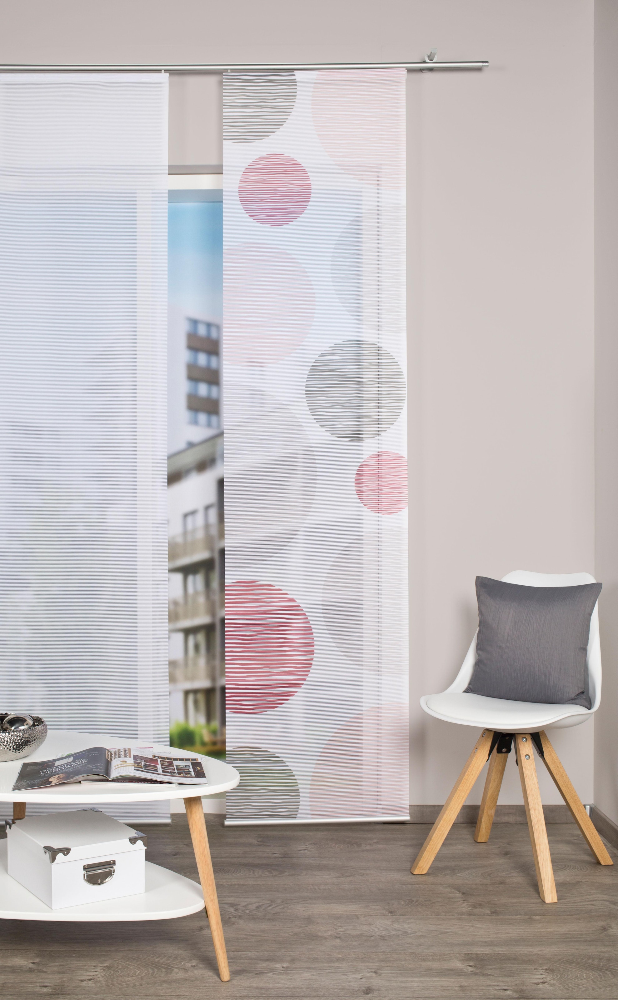 Image of Vision S Schiebegardine "BORDEN" Paneelwagen 1 Stk. tlg. HxB: 260x60, Schiebevorhang Bambus-Optik Digitaldruck