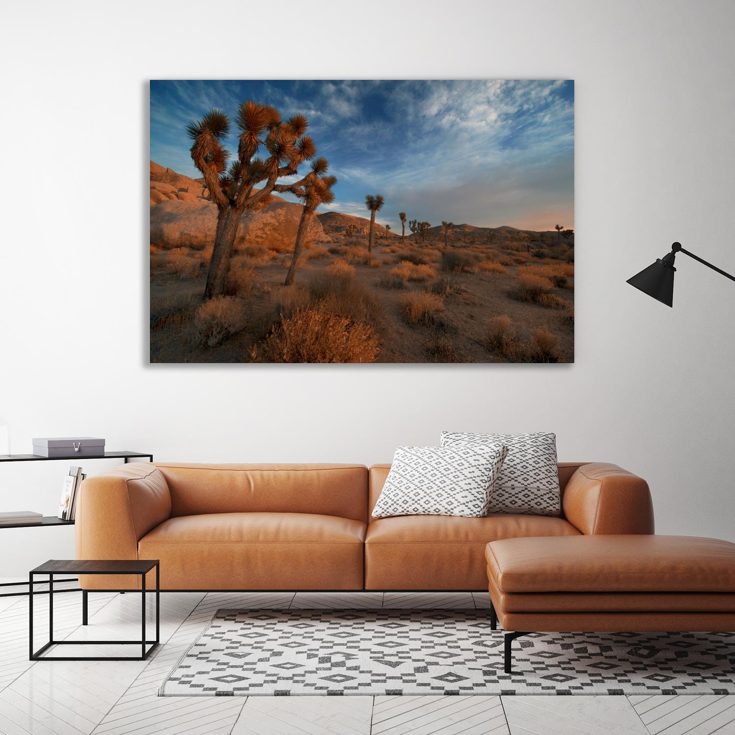 Image of queence XXL-Wandbild "Akustikbild Landschaft Wüste" Amerika Bilder von Amerika Landschaft Natur Wüste Wüstenbilder 1 Stk. tlg. Einfache Akustiklösung ohne Baumassnahme, Schalldämmung, Paneele