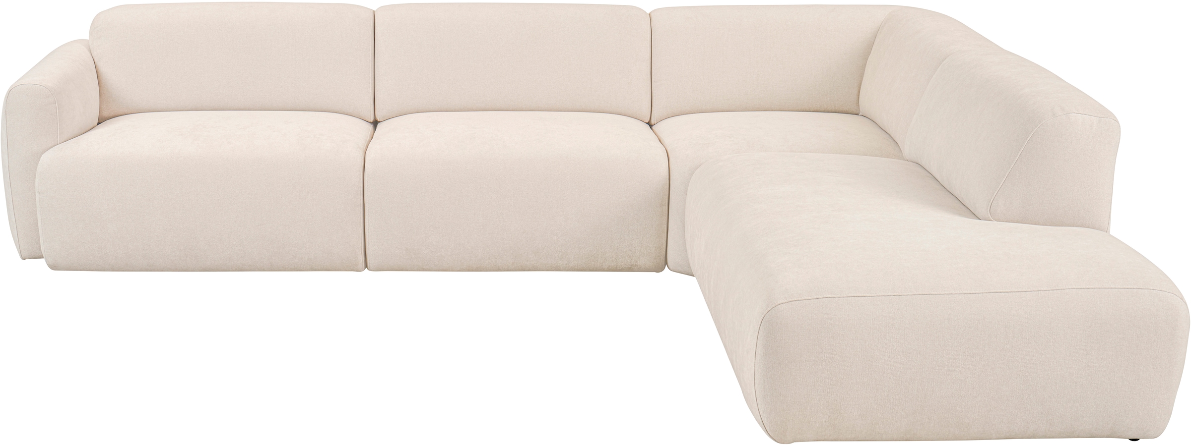 GOODproduct Canapé d'angle »Myrland Wohnlandschaft« largeur 310 cm, forme en L, chenille, tissu Easy Clean, avec mousse froide