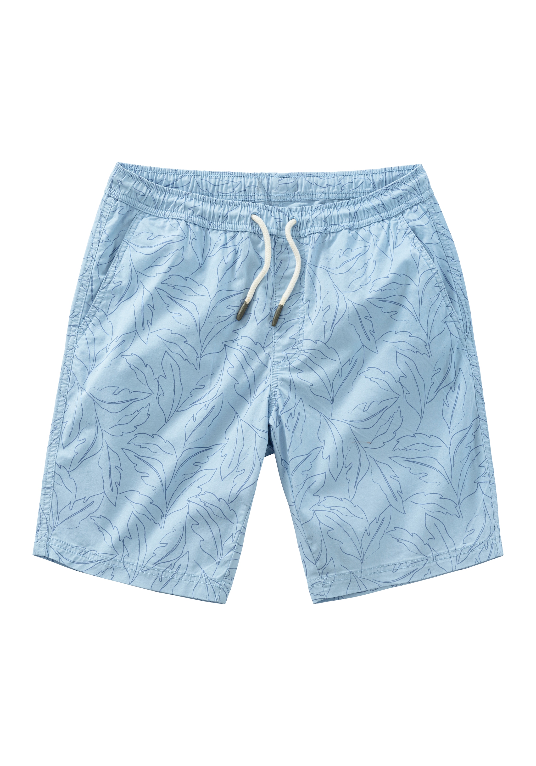 John Devin Shorts »Bermuda«, kurze Hose aus elastischer, gewebter Baumwollqualität