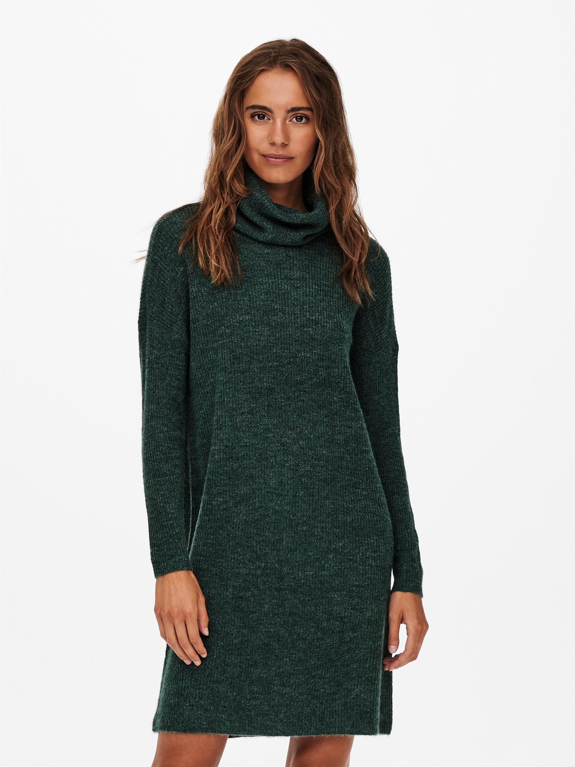 Image of ONLY Strickkleid "ONLJANA L/S COWLNCK DRESS WOOL KNT NOOS"