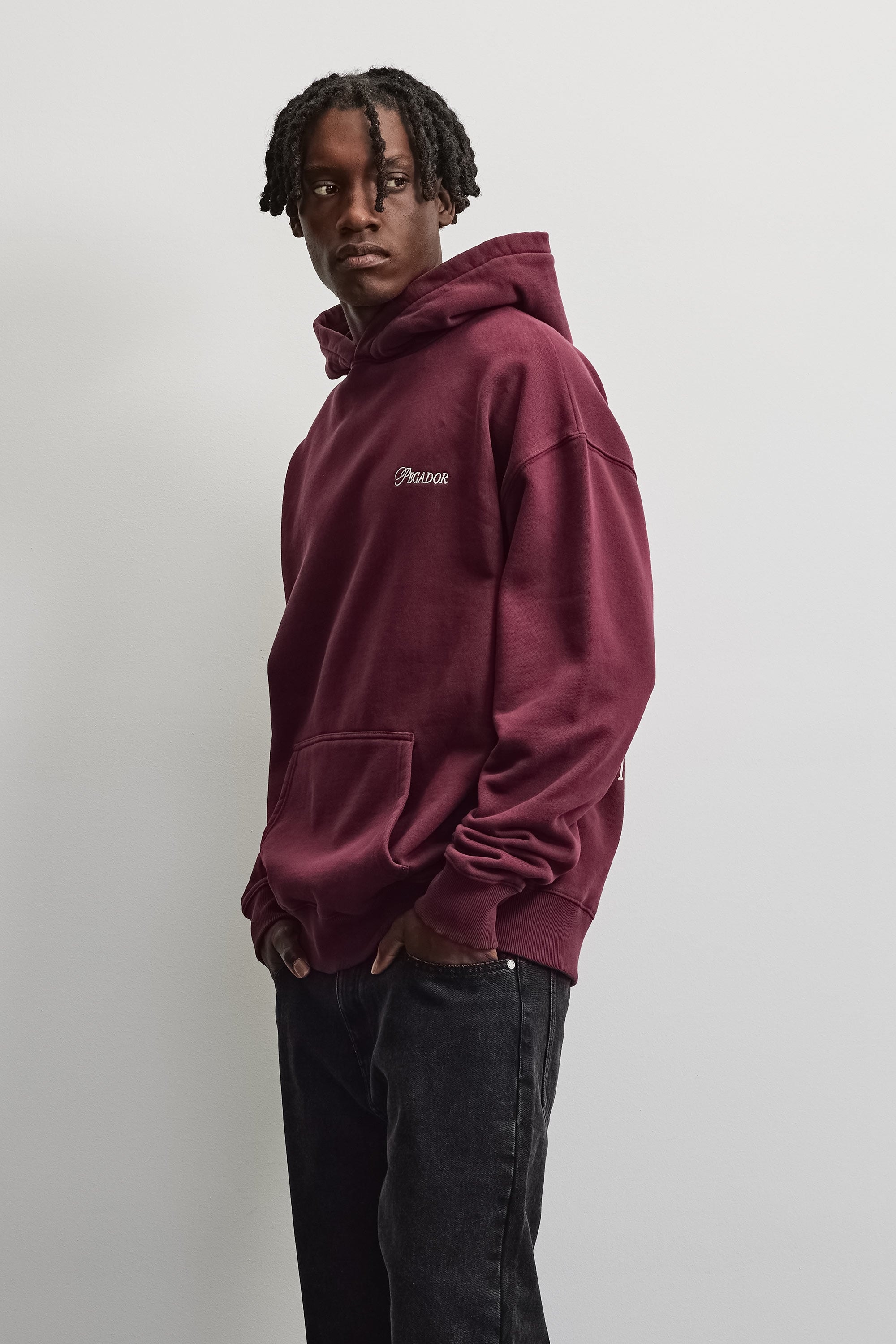 Image of PEGADOR Kapuzensweatshirt "Carloforte Oversized Hoodie", Baumwollmischung, oversize