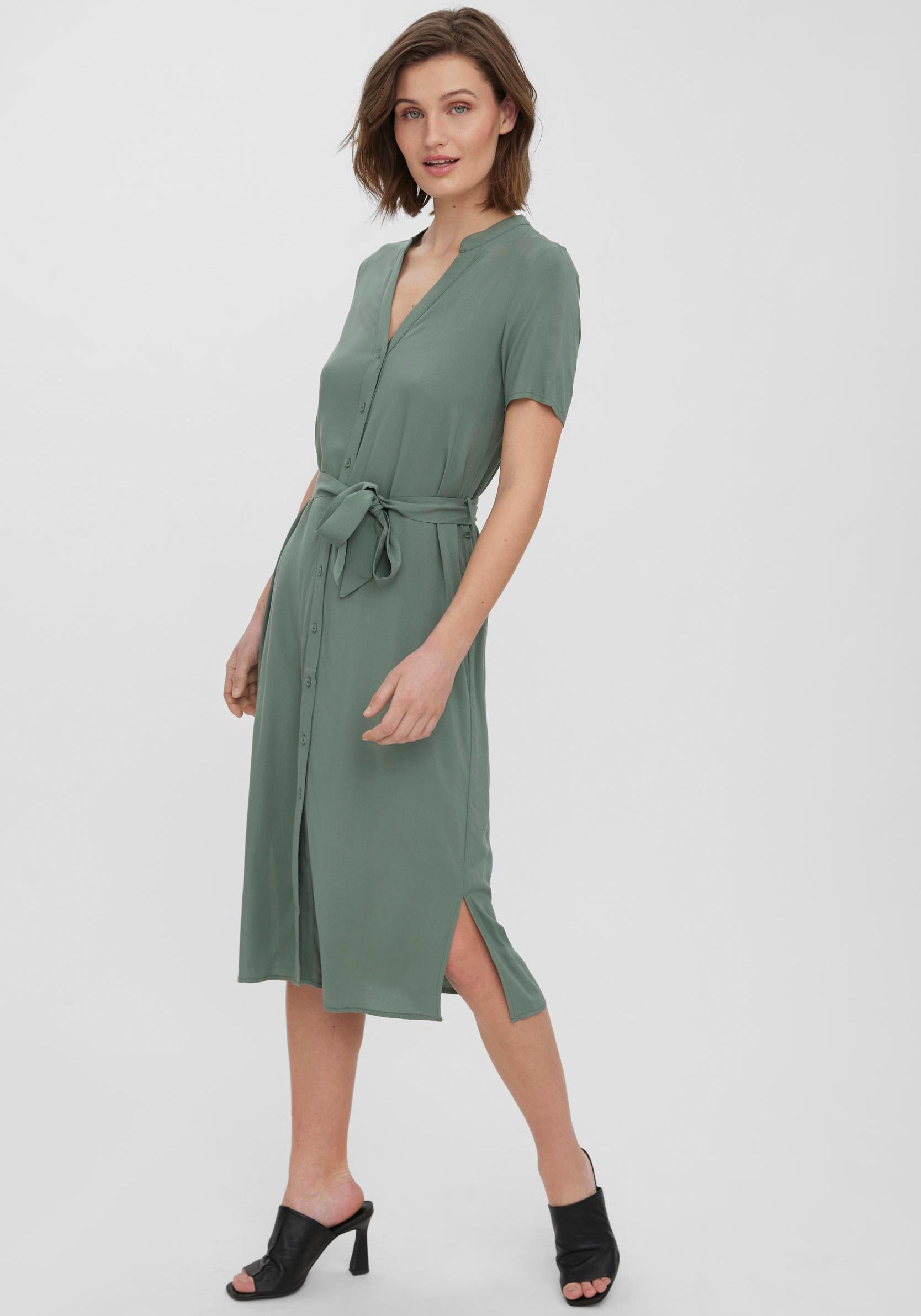 Image of Vero Moda Hemdblusenkleid »VMVICA S/S SHIRT DRESS« bei Ackermann Versand Schweiz