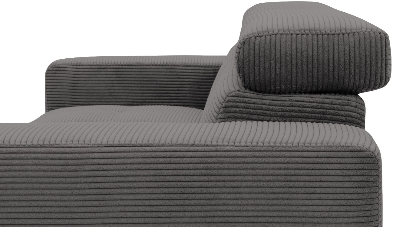 DOMO collection 2-Sitzer »Trento, mit Kufenfuss oder Einzelfuss«, wahlweise mit Kopfteilverstellung und in zwei Grössen erhältlich