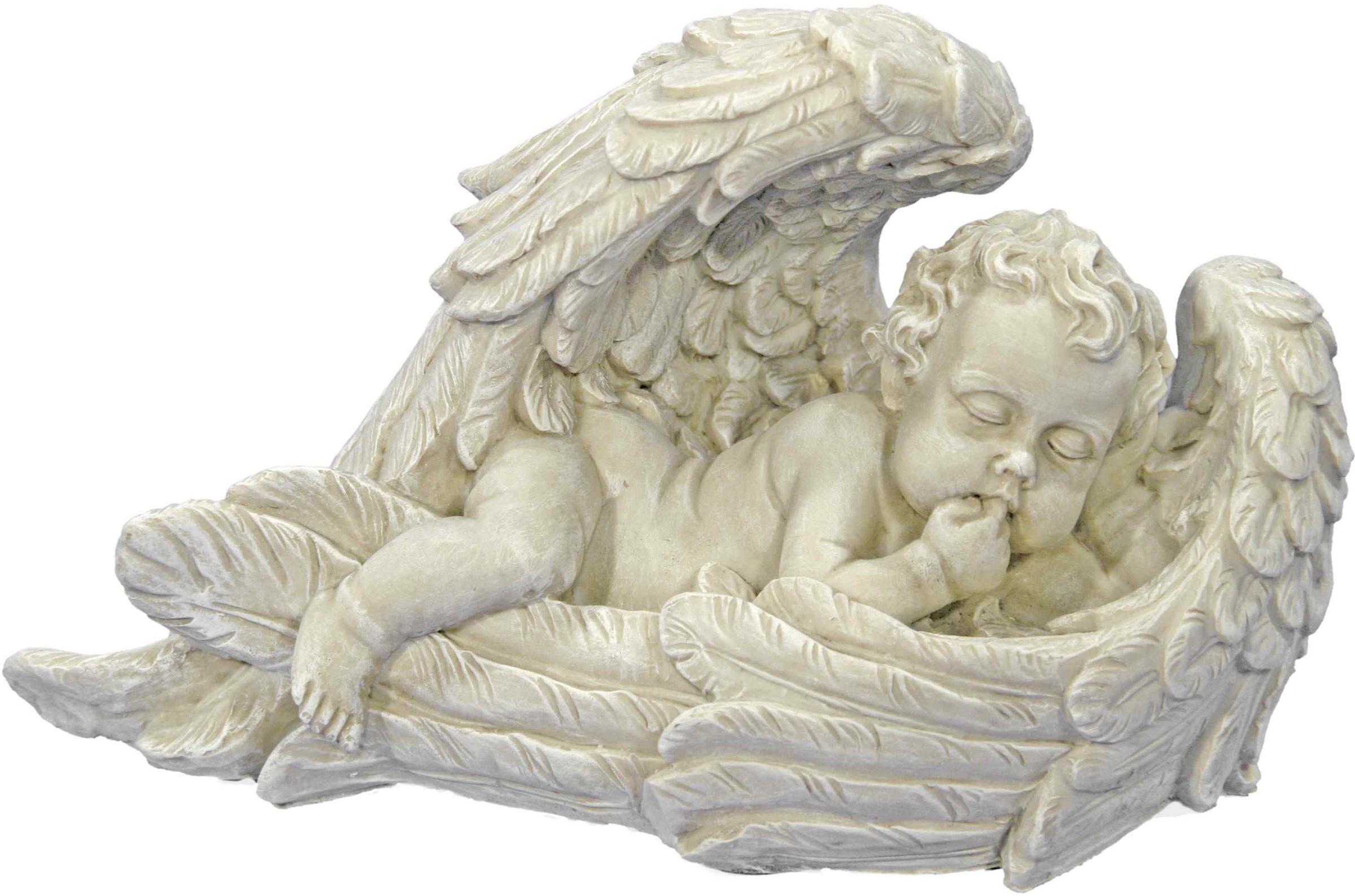 Image of Casa Collection by Jänig Engelfigur »Engel auf der Seite in grossen Flügeln liegend, B 25 cm«, (1 St.) bei Ackermann Versand Schweiz