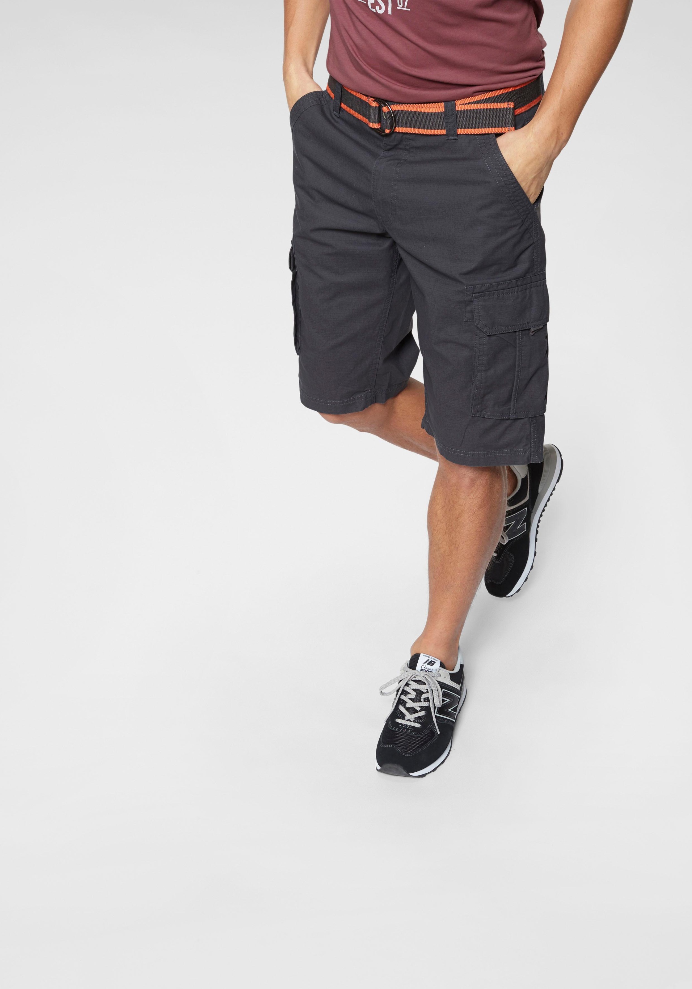 John Devin Cargobermudas, (Set, 2 tlg., mit Gürtel) kaufen