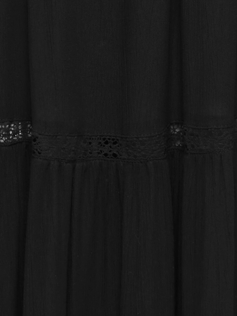 ONLY Maxi robe »ONLMYA CHIARA S/S LONG V DRESS WVN« Viskose