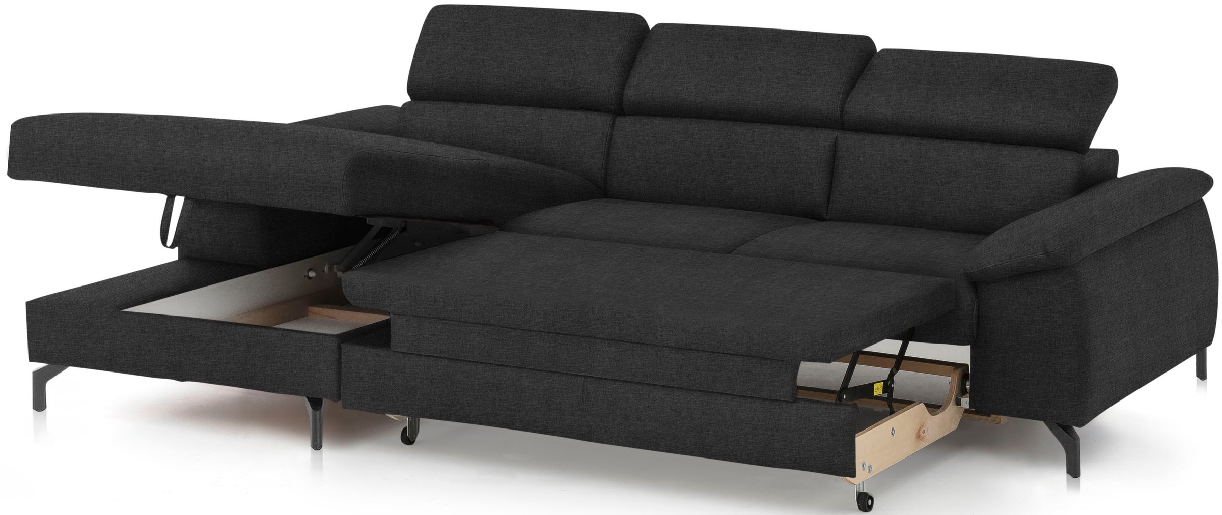 COTTA Ecksofa »Kitty«, Modern, L-Form, Bodenfreiheit 12,5 cm