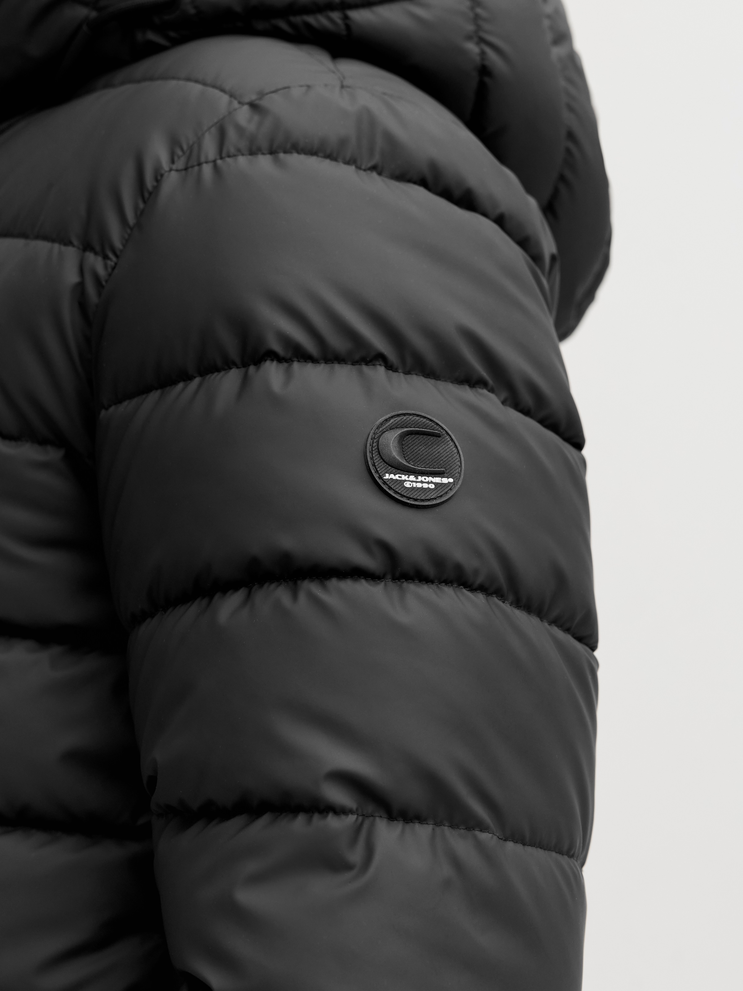 Jack & Jones PlusSize Steppjacke »JCOPOINT PU PUFFER JACKET BF PLS« mit Kapuze