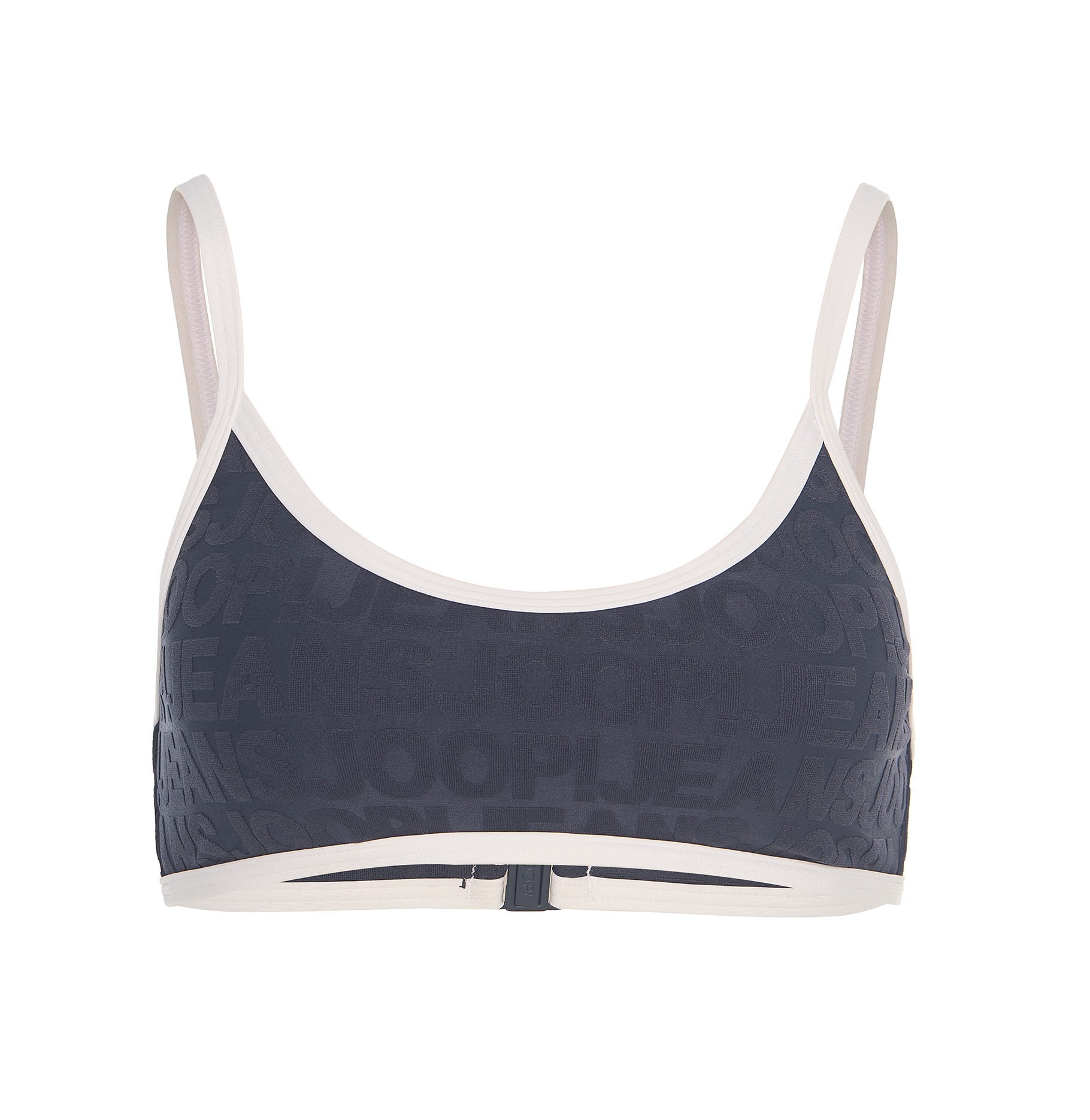 JOOP! Jeans Bustier-Bikini-Top »JEANS! LOGOGRAM« mit wattierten Cups, mit tonalem Logoprint