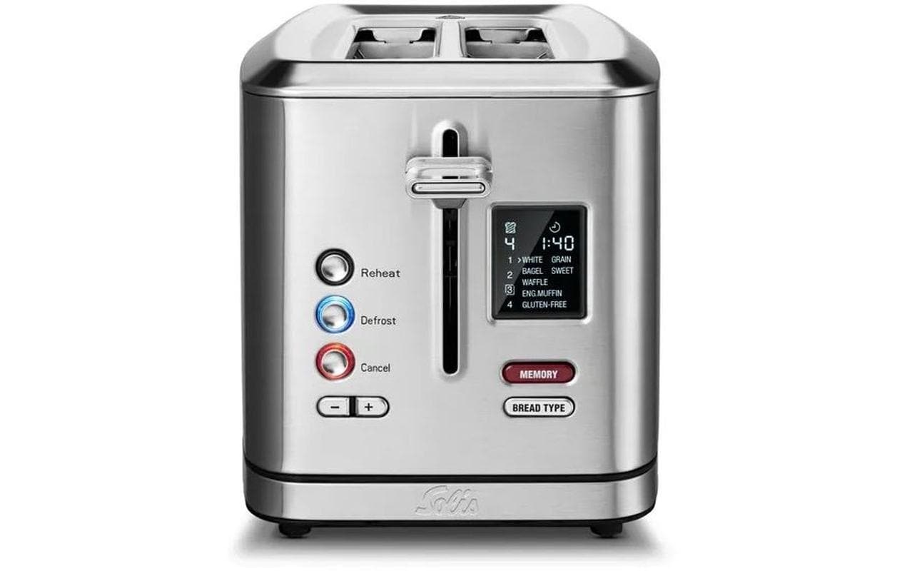 SOLIS OF SWITZERLAND Toaster »Flex Typ 8004 Silber«, für 2 Scheiben