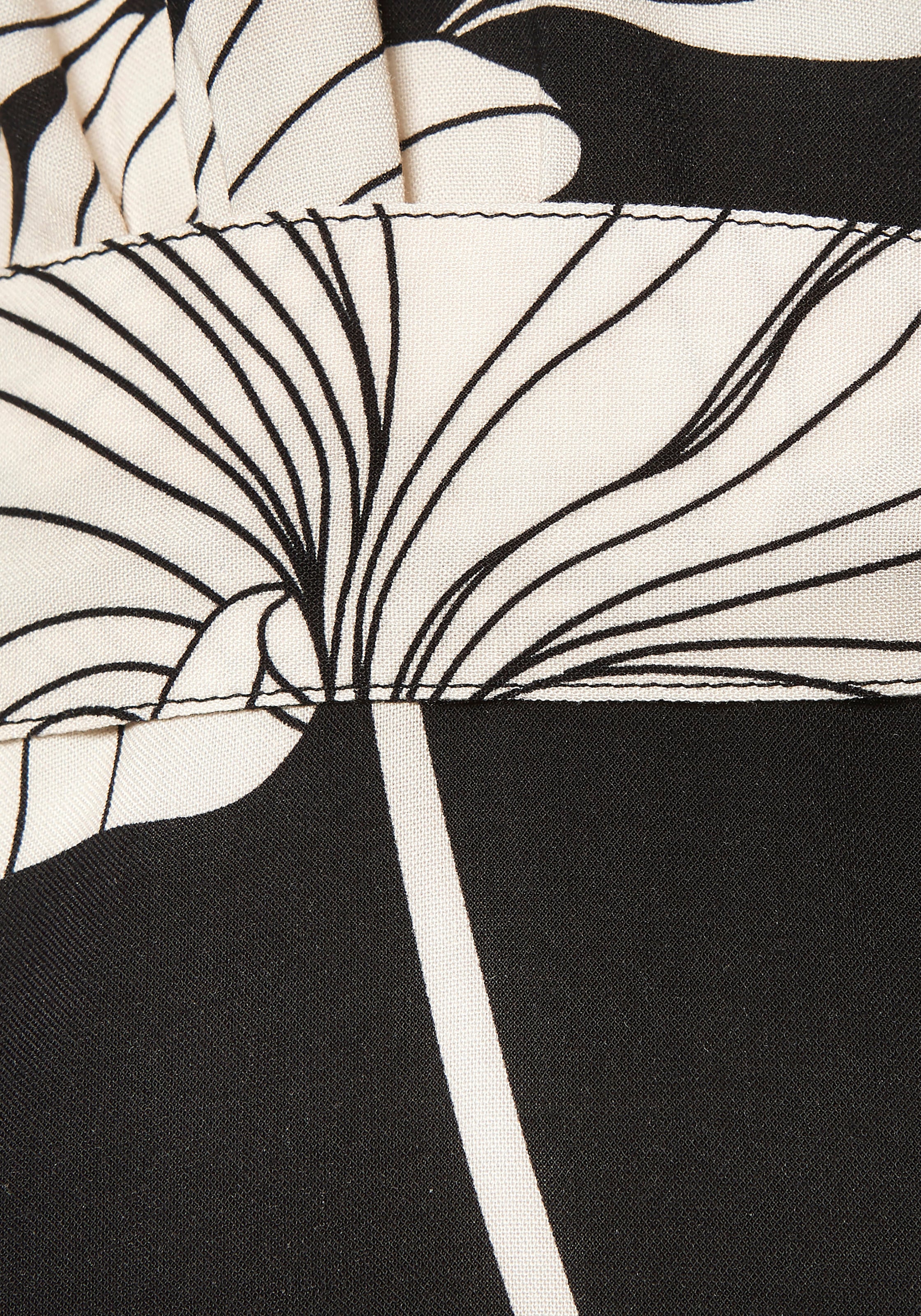 Vivance Robe chemisier mit Bindegürtel,  Sans poches mit Blumendruck