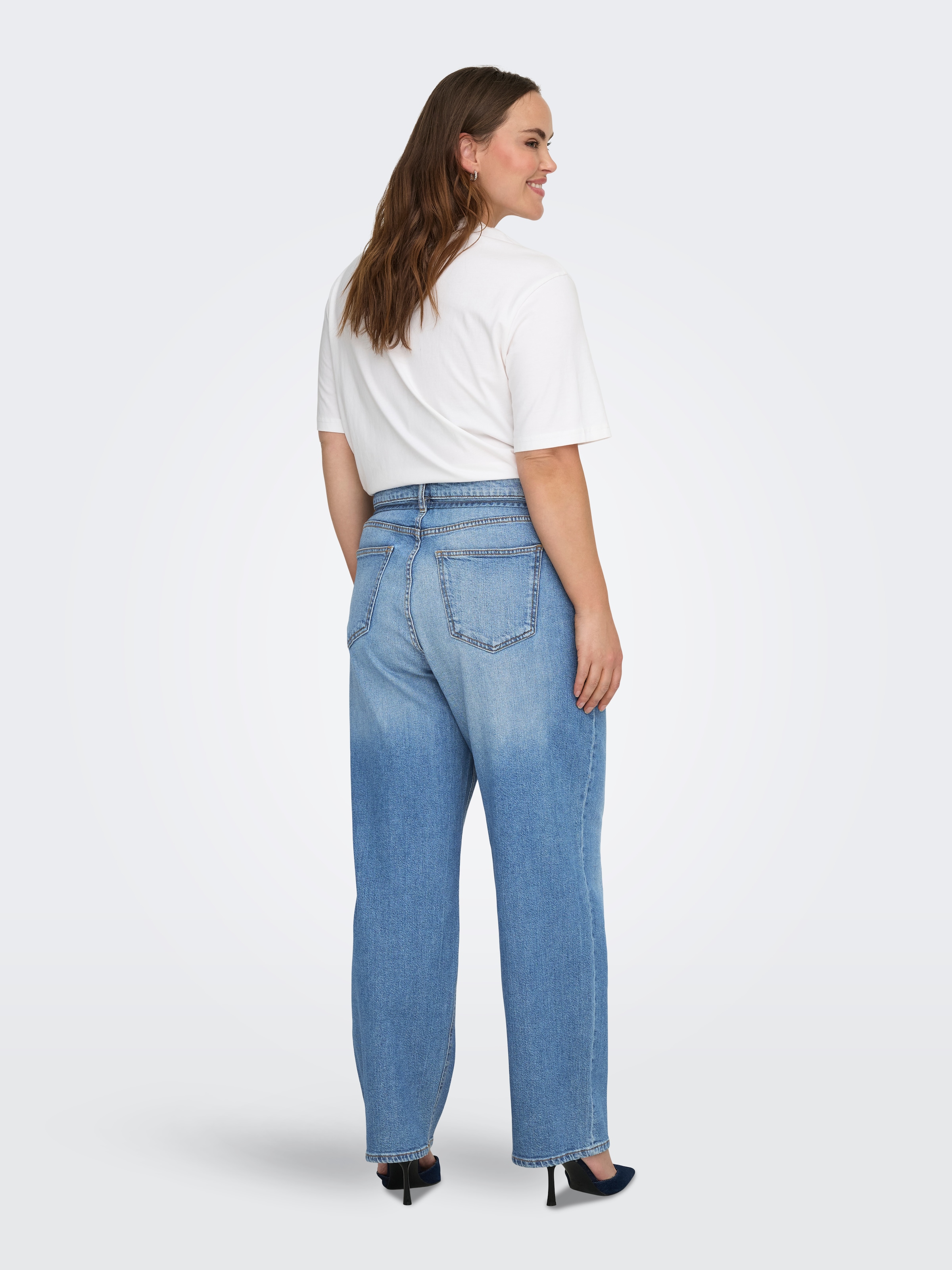 ONLY CARMAKOMA Jeans Relax-fit »CARGIANNA MW STRAIGHT AZ751 DNM NOOS«