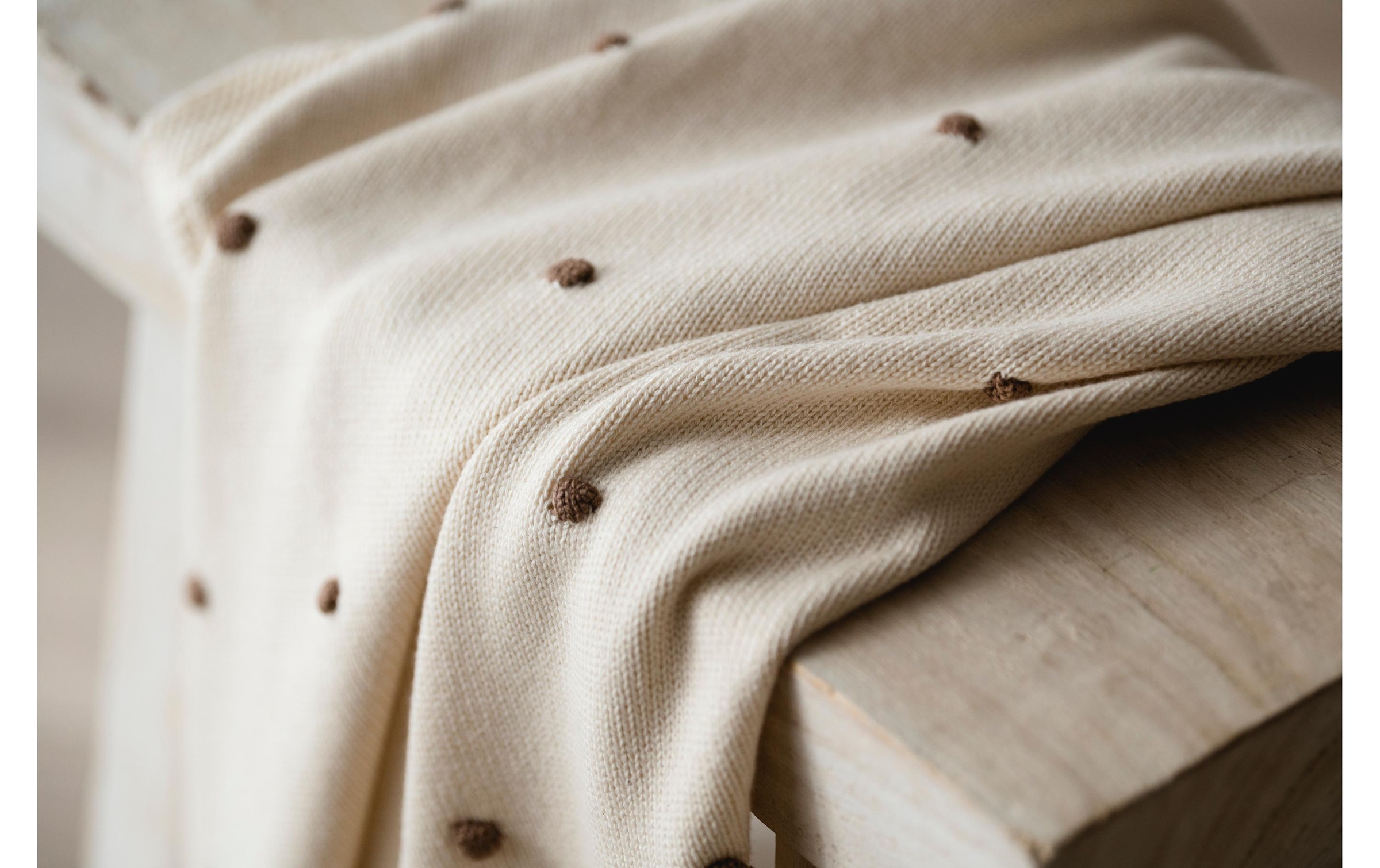 Kaiser Babydecke »Knots creme/knots light brown 80 x 100 cm«