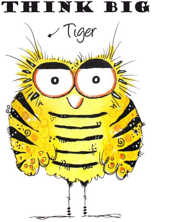 Image of Wall-Art Wandtattoo »Lebensfreude - Think Big Tiger«, (1 St.) bei Ackermann Versand Schweiz