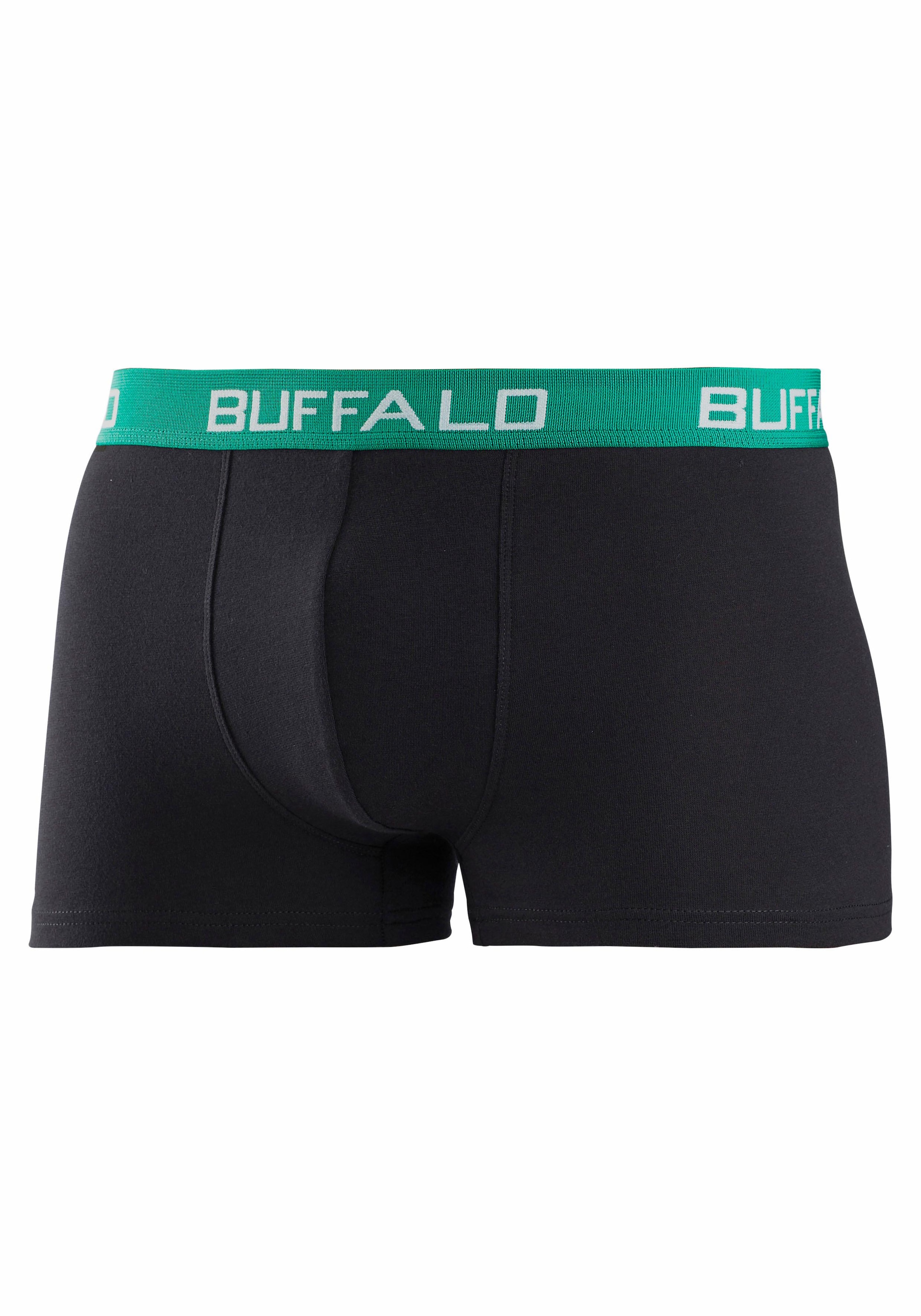 Modische Buffalo kontrastfarbenem versandkostenfrei mit Mindestbestellwert Jungen für (Packung, - Boxer, St.), kaufen ohne 3 Bündchen