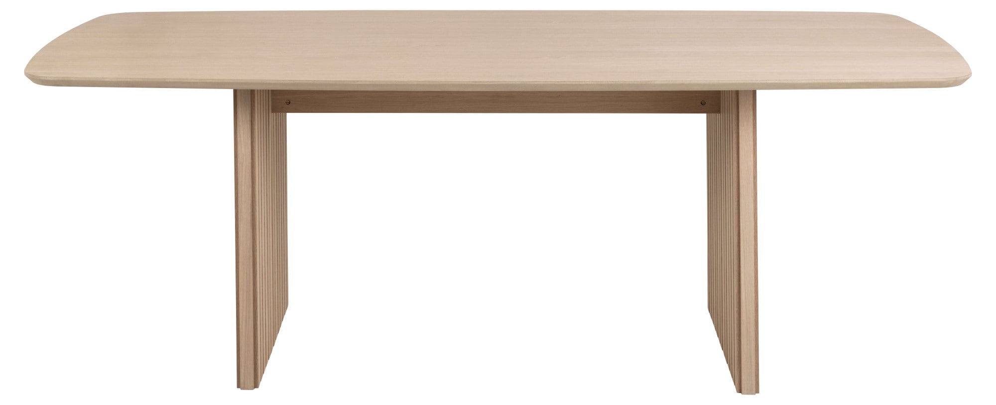 Image of ACTONA GROUP Esstisch "Christo" rechteckig, Eichenfurnier lackiert, Lamellenfuss, B: 220 cm