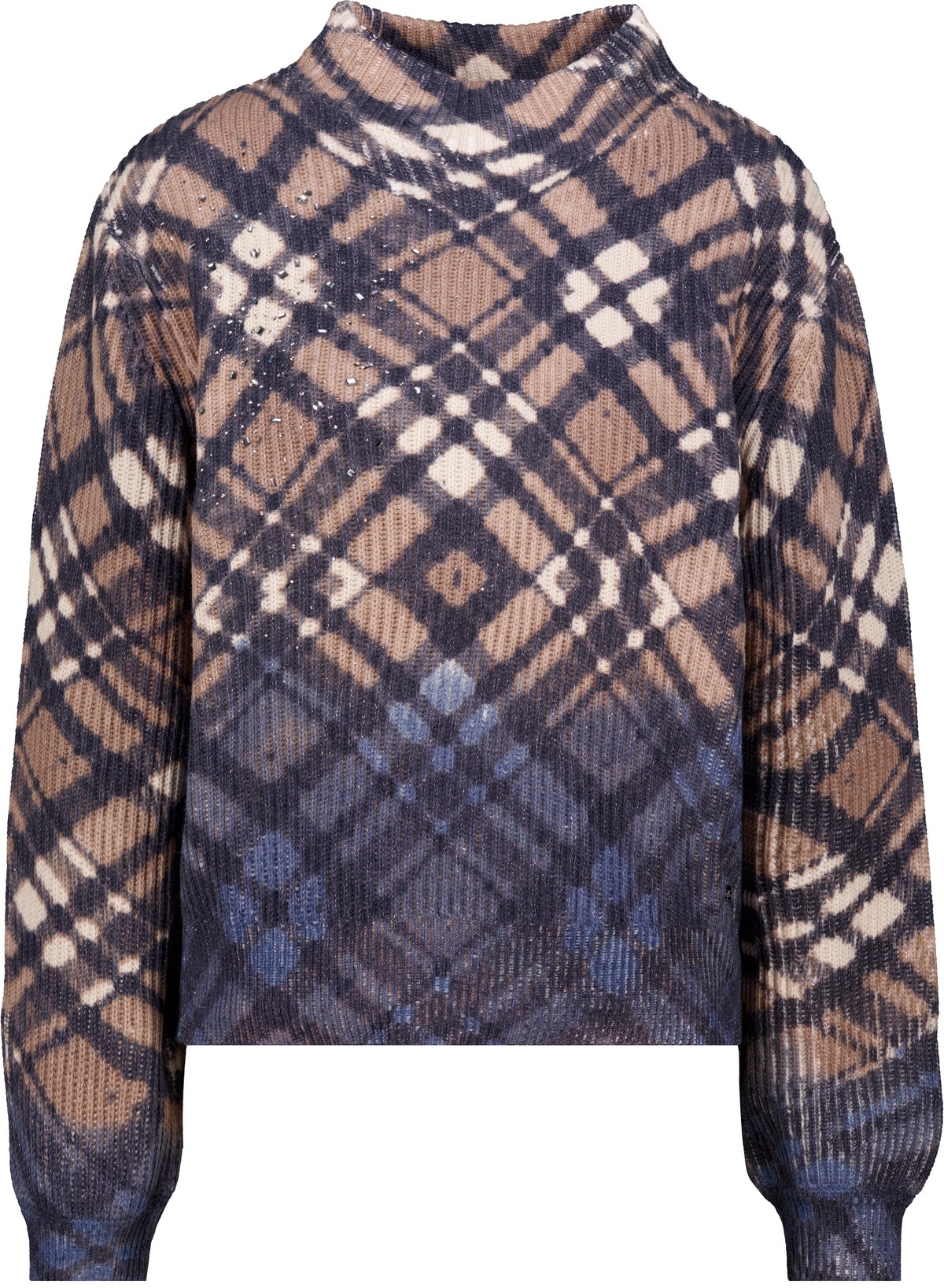 Monari Strickpullover Regular fit mit Karomuster