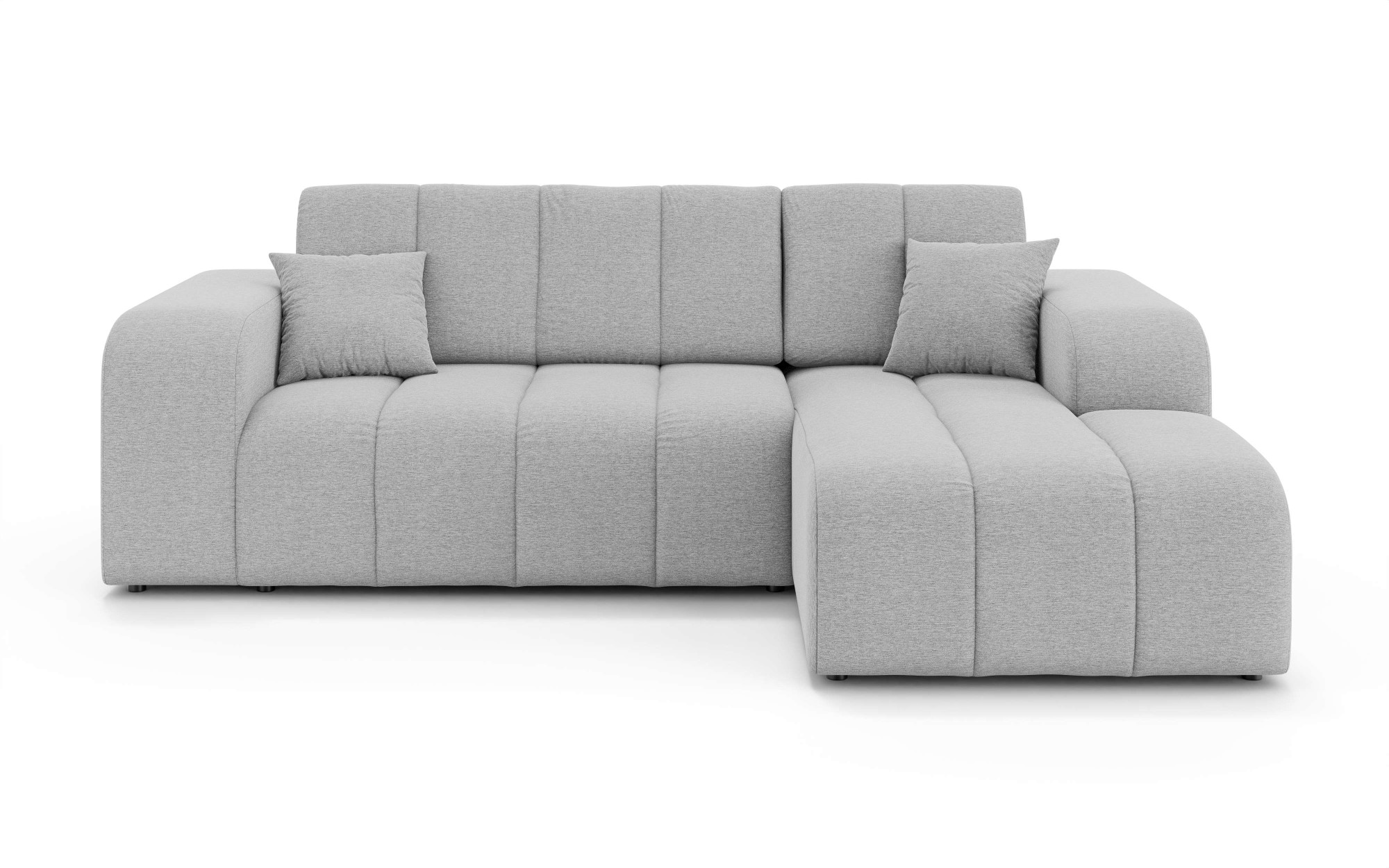 INOSIGN Ecksofa »CASSY L-Form, Schlafsofa mit Bettkasten, Masse B/T/H: 245/165/88 cm«, mit 2 Rückenkissen, Recamiere rechts oder links bestellbar