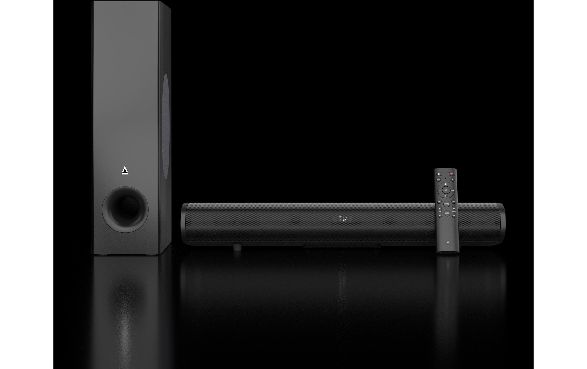 Creative Barre de son »Stage Pro, Soundbar mit Subwoofer 2.1-Soundbar mit Dolby Audio« ( ) HDMI Arc, USB Audio, optique, entrée Aux