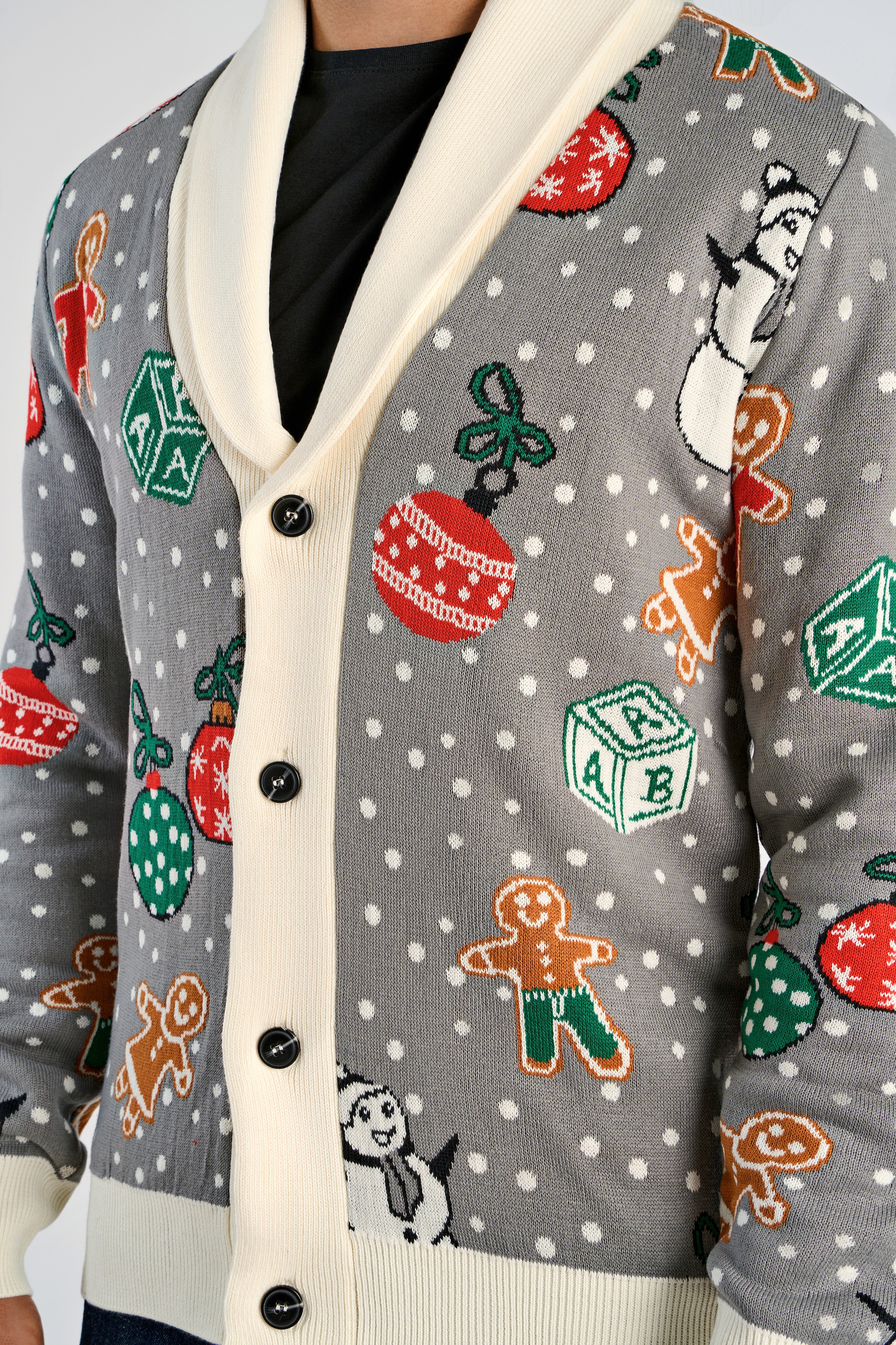 LINDBERGH Weihnachtspullover mit Intarsien Muster