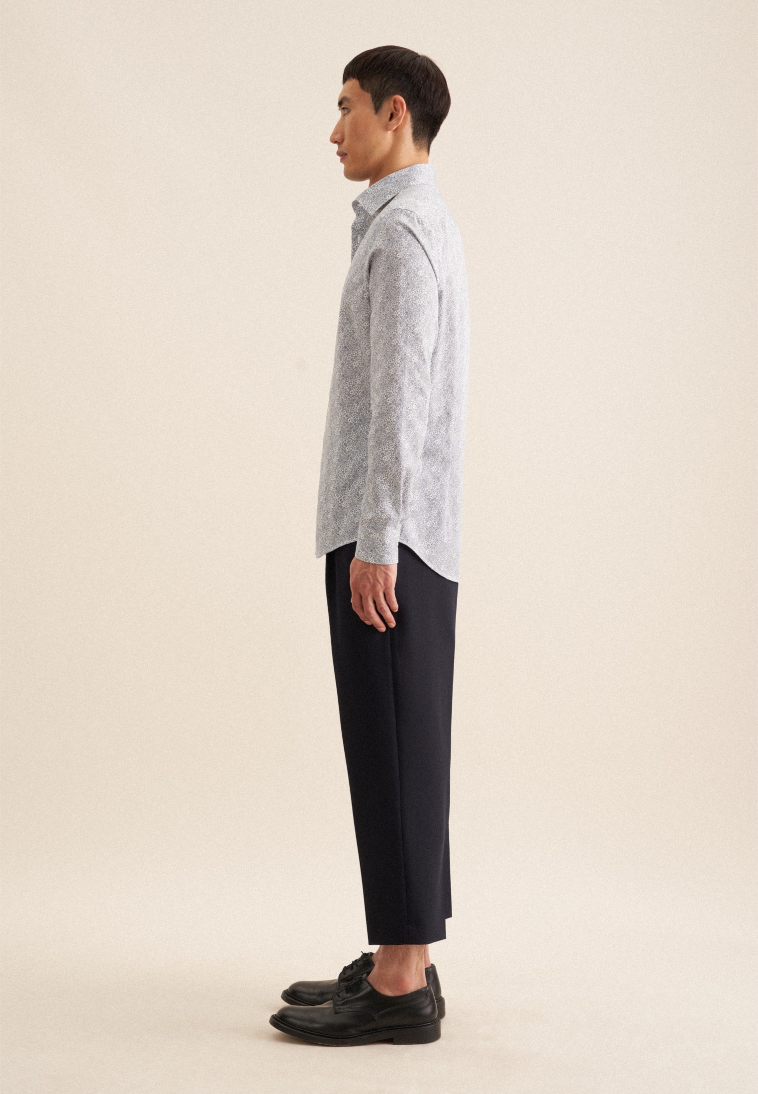 seidensticker Businesshemd »Slim« Slim 1/1 Kentkragen Floral