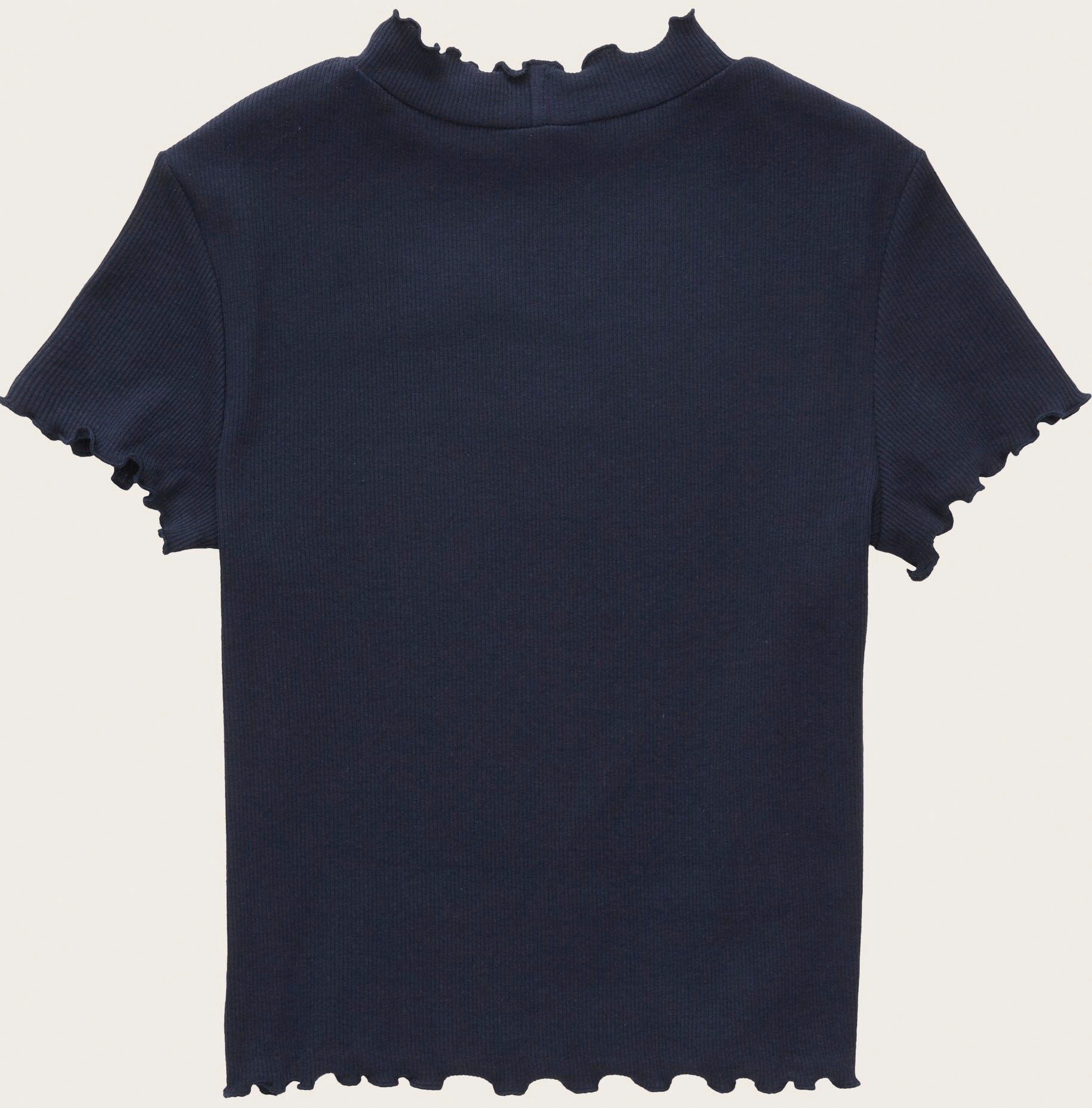 ✌ TOM TAILOR T-Shirt, (1 tlg.), mit Stehkragen Acheter en ligne