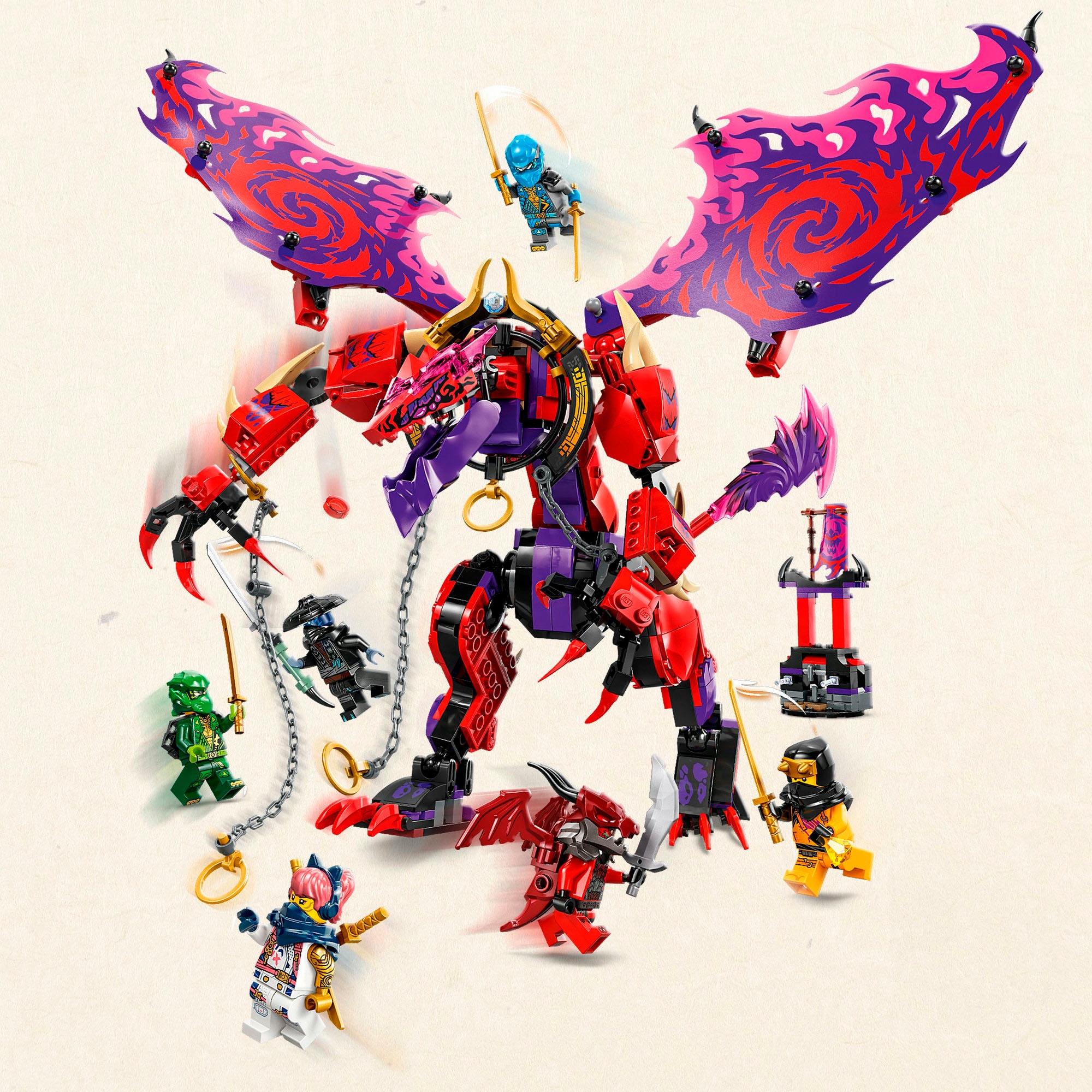 LEGO® Pions de construction »Chaosdrache Donnerzahn (71832), LEGO® Ninjago« Made in Europe