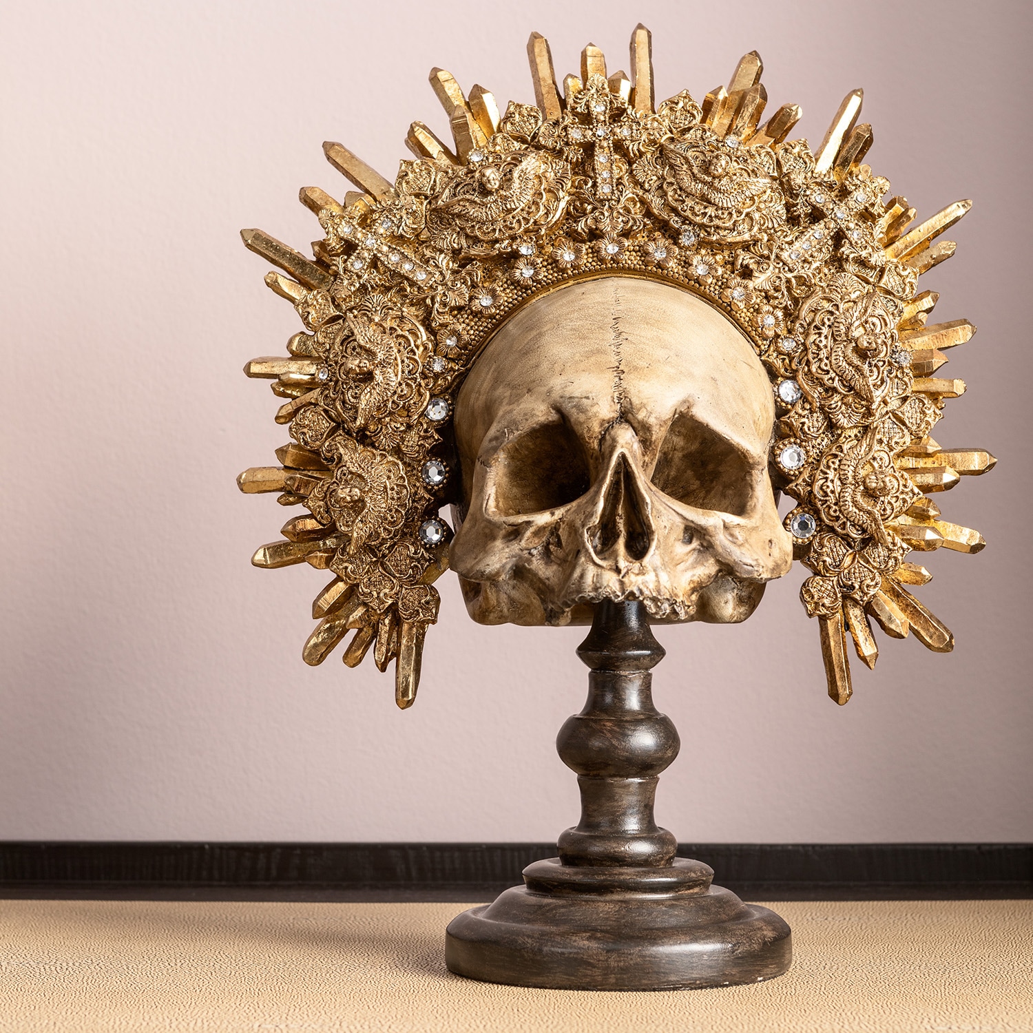 Kare Design Dekoobjekt »Deko Objekt King Skull 42cm«